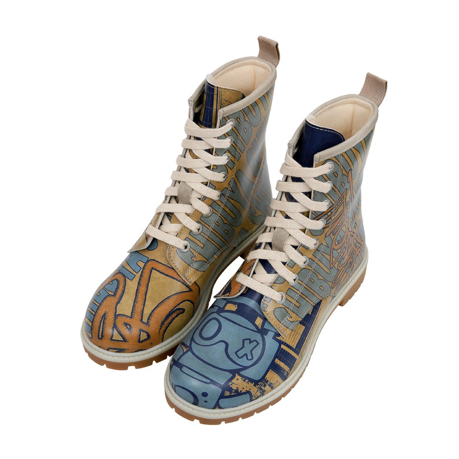 DOGO Schnürboots "Long Boots Schnürstiefel Robo Shibuya Damen Stiefeletten, günstig online kaufen