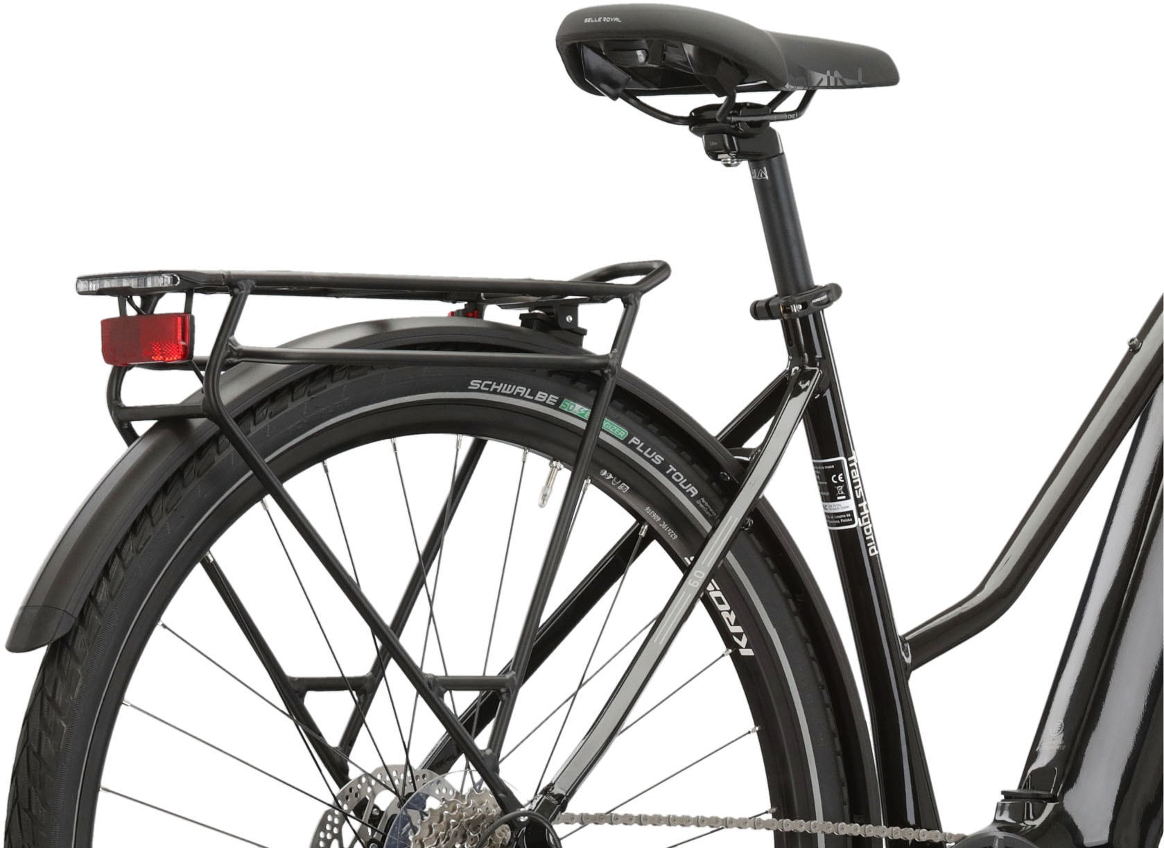Kross E-Bike »E-Trekkingrad Trans Hybrid 6.0 28 Zoll schwarz«, 10 Gang, Shimano, DEORE XT T8000, Mittelmotor 250 W