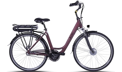 E-Bike »Metropolitan JOY 2.0, 8Ah«, 7 Gang, Shimano, Frontmotor 250 W