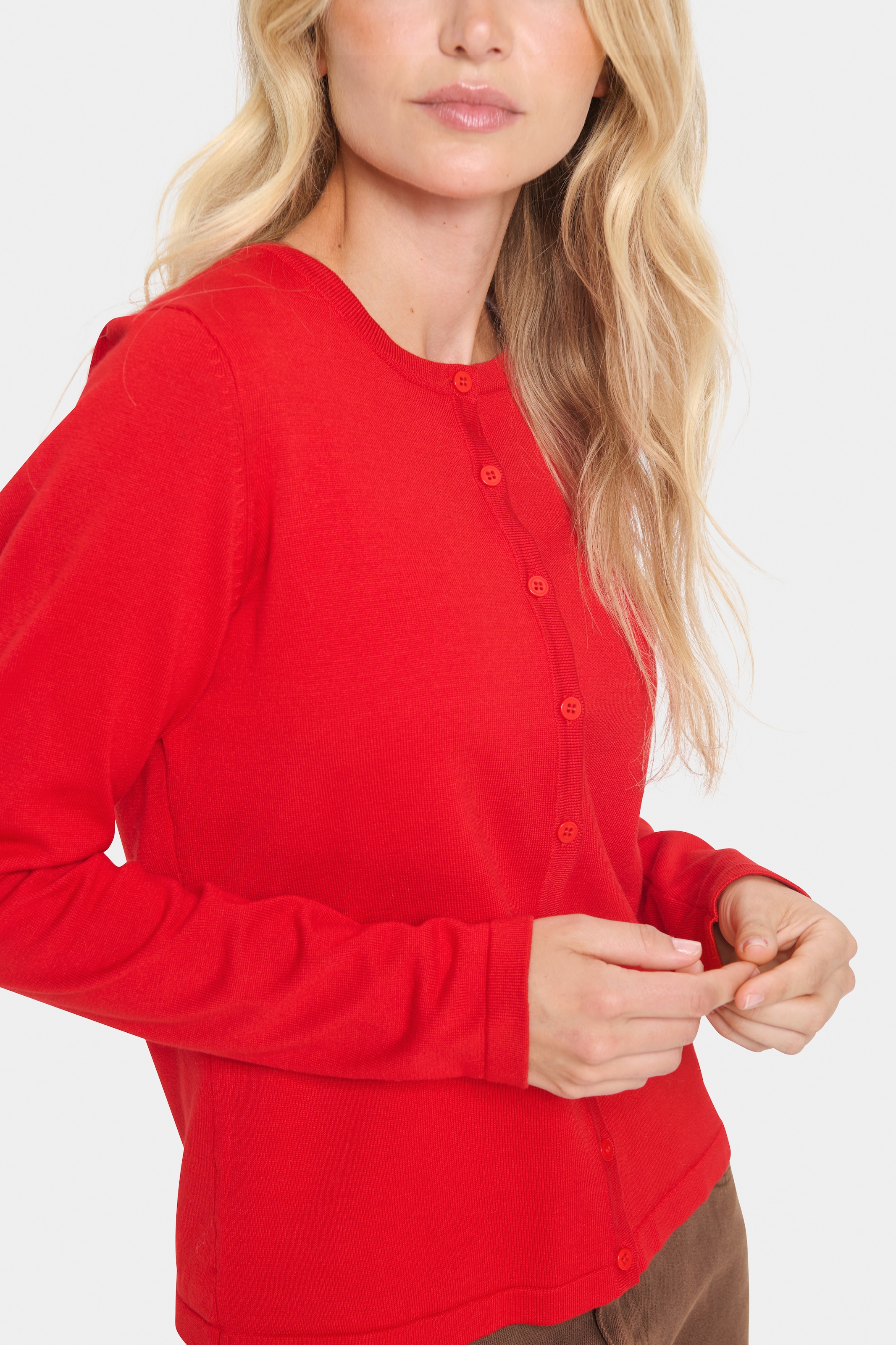 Saint Tropez Strickjacke »A8661, MilaSZ R-Neck Cardigan«