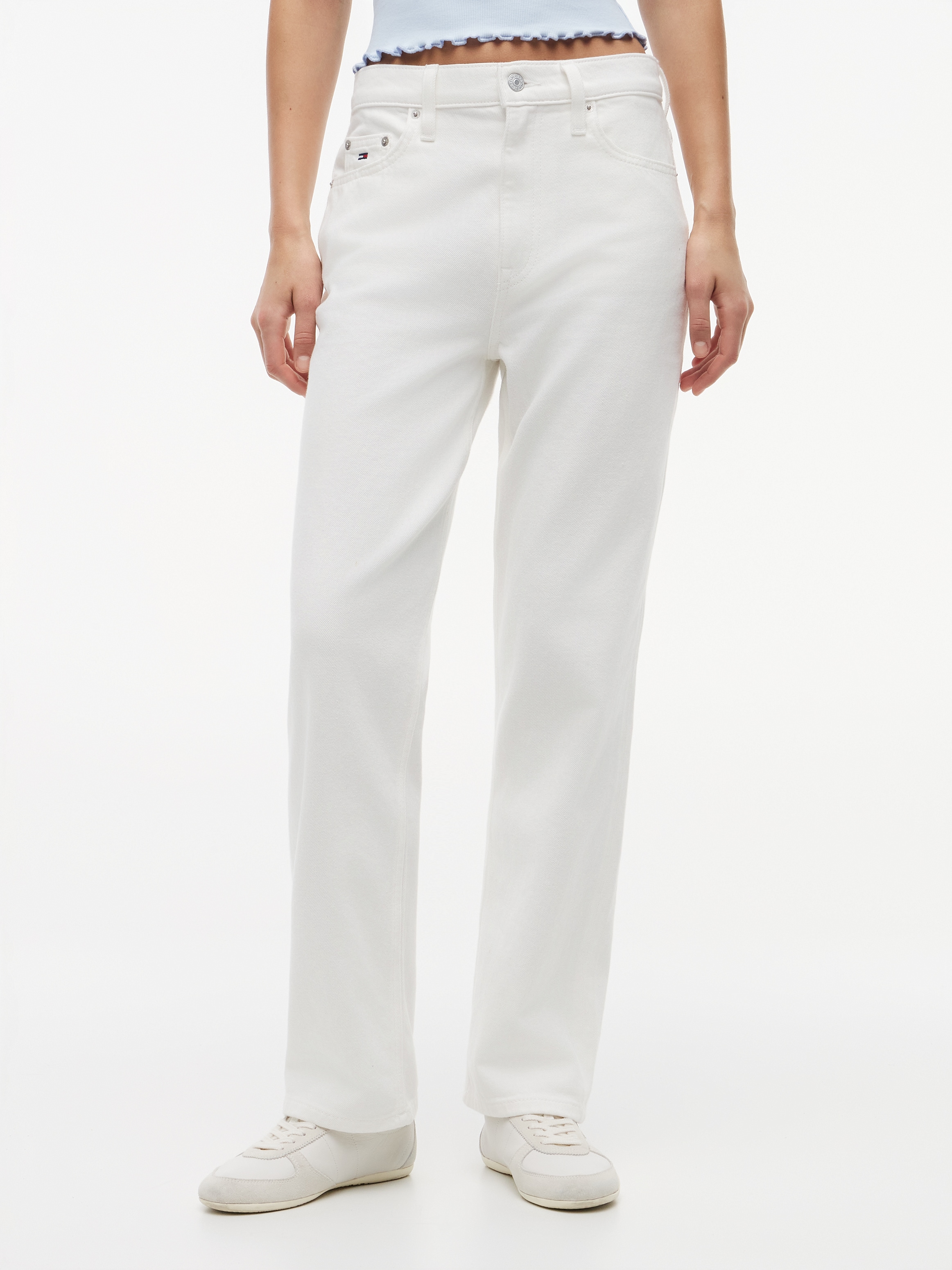 Tommy Jeans High-waist-Jeans "LAYLA HR SLIM STR BJ4199" Baumwollmischung, straight fit, high waist
