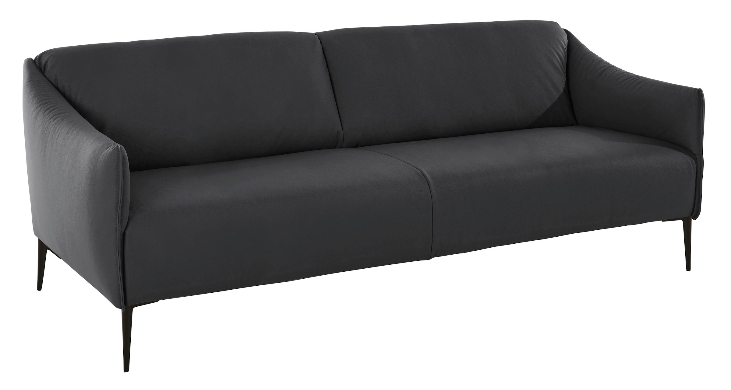W.SCHILLIG 2,5-Sitzer »sally«, mit Metallfüßen in Schwarz pulverbeschichtet, Breite 194 cm