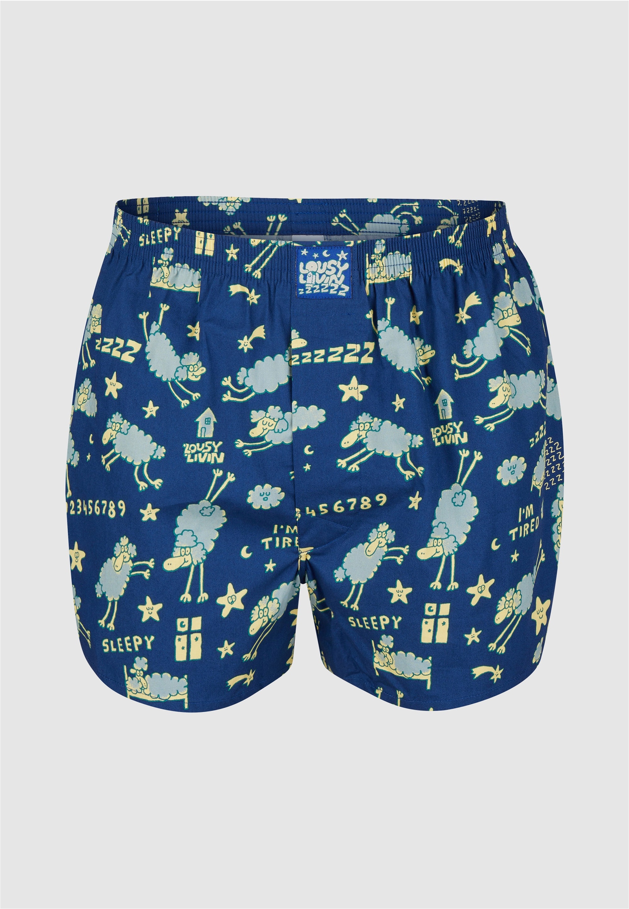Lousy Livin Boxershorts »2Pack Boxershorts Sheep & Yoga«, mit lockerem Schnitt