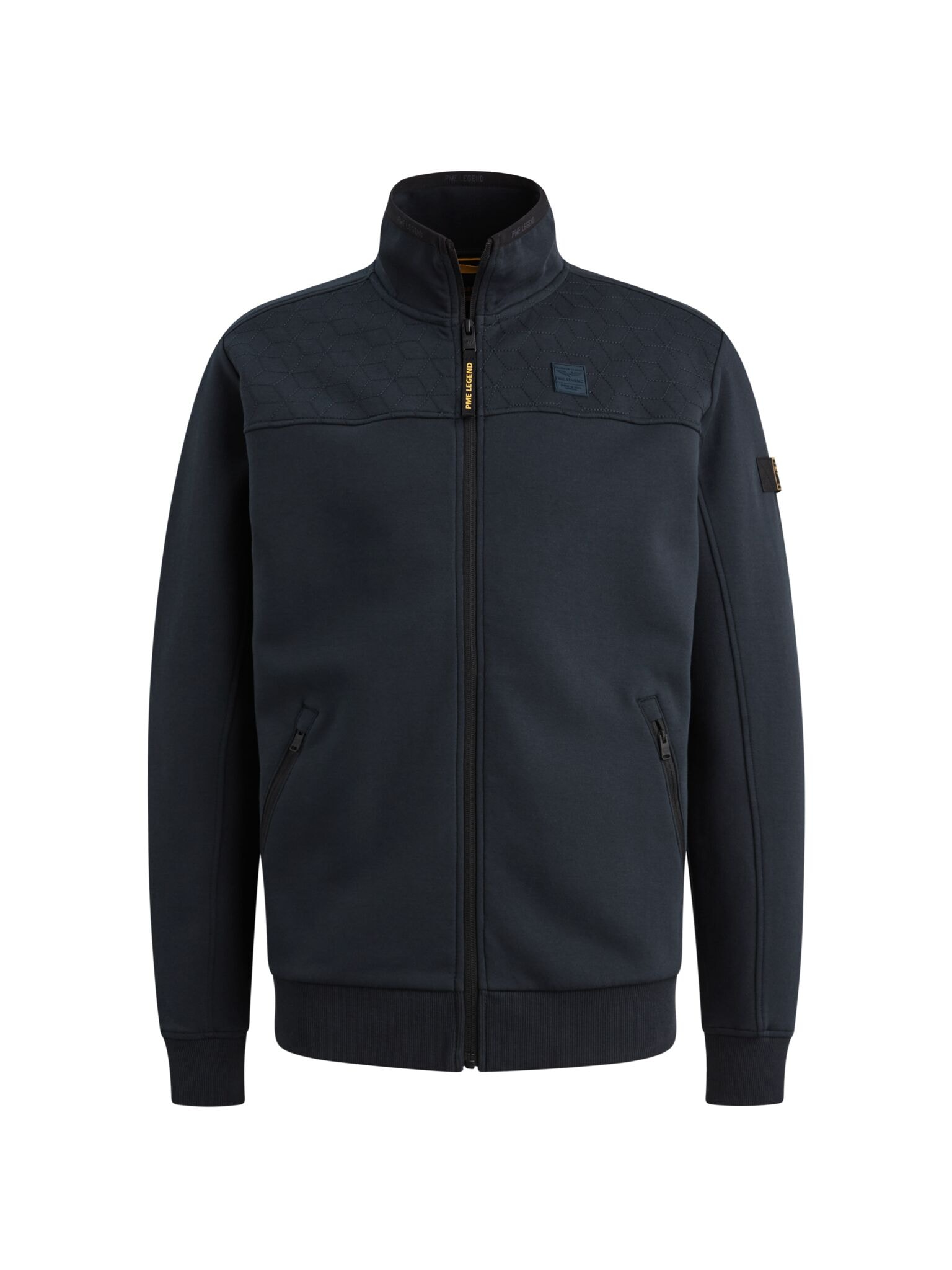 PME LEGEND Sweatjacke seitliche Eingrifftaschen mit Reißverschluss