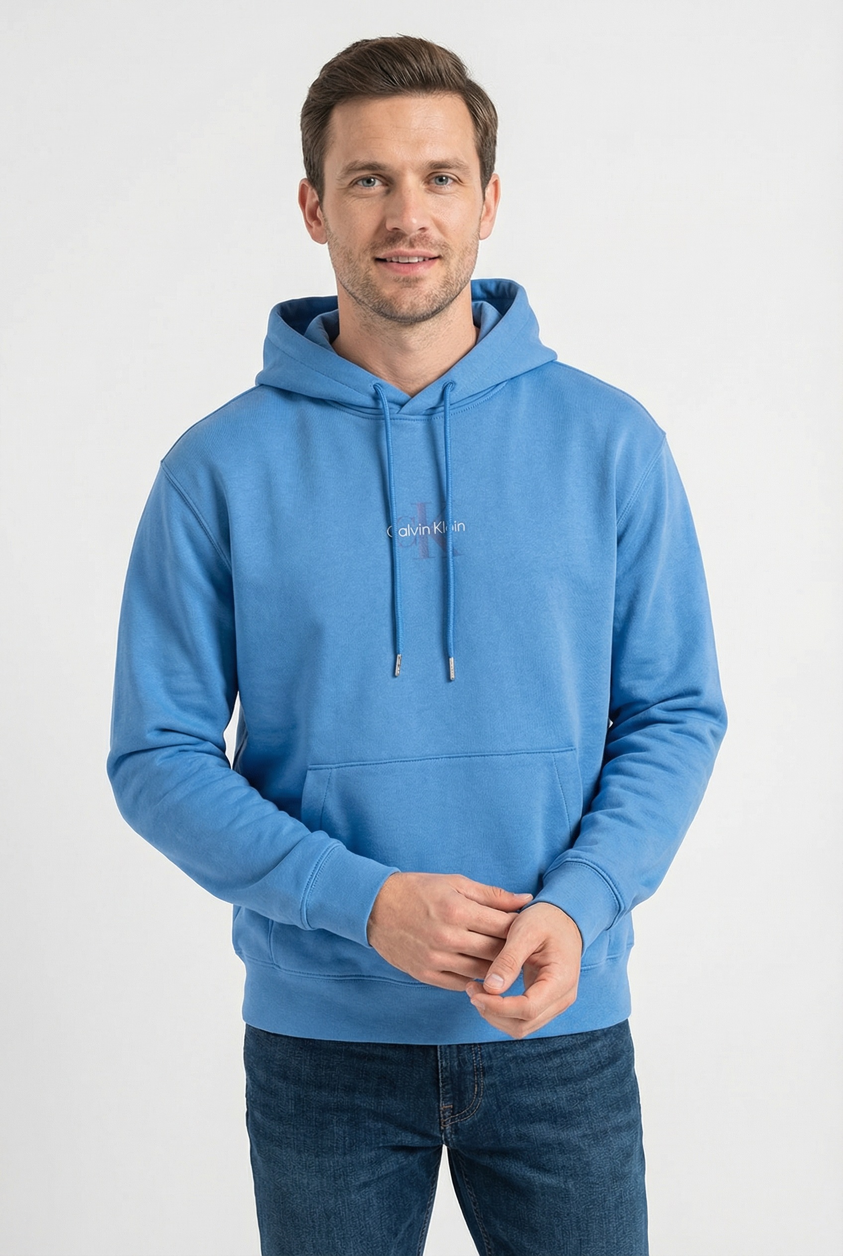 Calvin Klein Jeans Sweatshirt "LS EU 350TERRY MICRO MONOLOGO HO", Kapuze, r günstig online kaufen