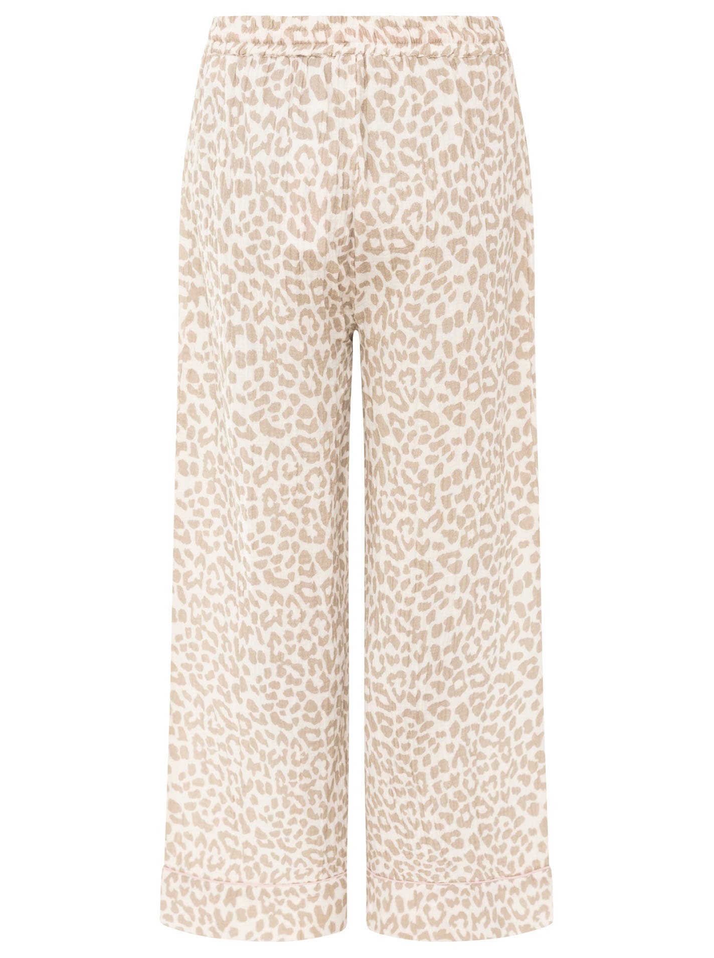 Zwillingsherz Pyjama »Classic Leo« 2 Leo-Muster, Oberteil mit Knöpfen, Hose mit elastischem Bund