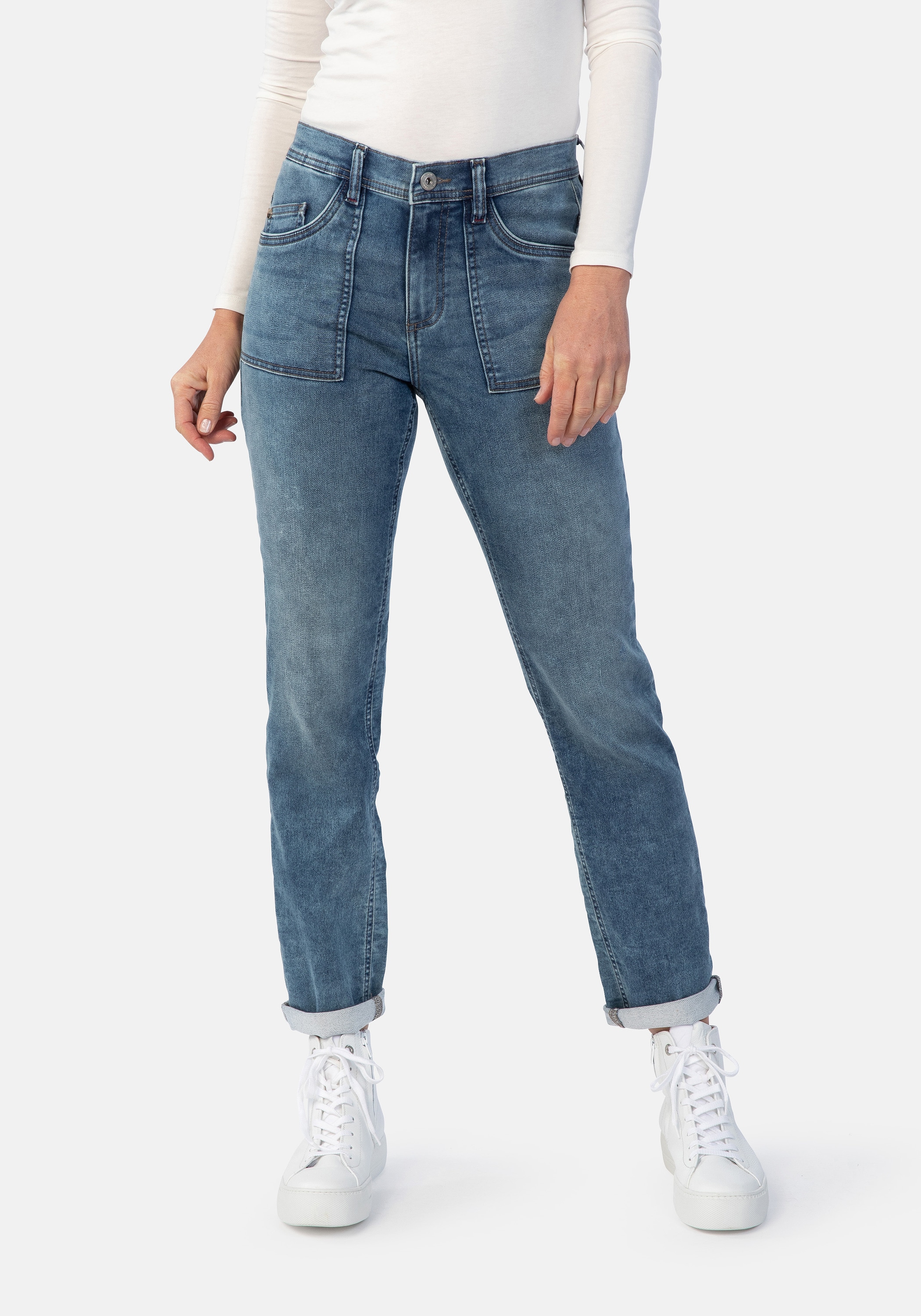 STOOKER WOMEN 5-Pocket-Jeans "Jogg Edition DAVOS", Boyfriendjeans Casual Cl günstig online kaufen