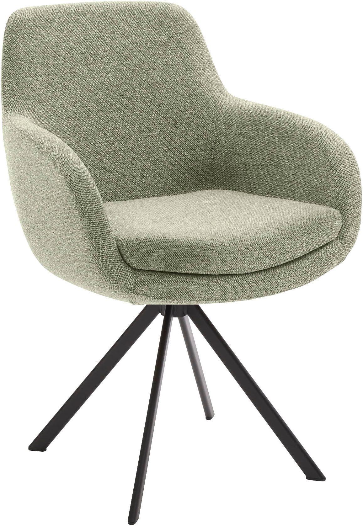 Musterring Esszimmerstuhl "Tavia", (Set), 2 St., Chenille, Stativgestell Ei günstig online kaufen