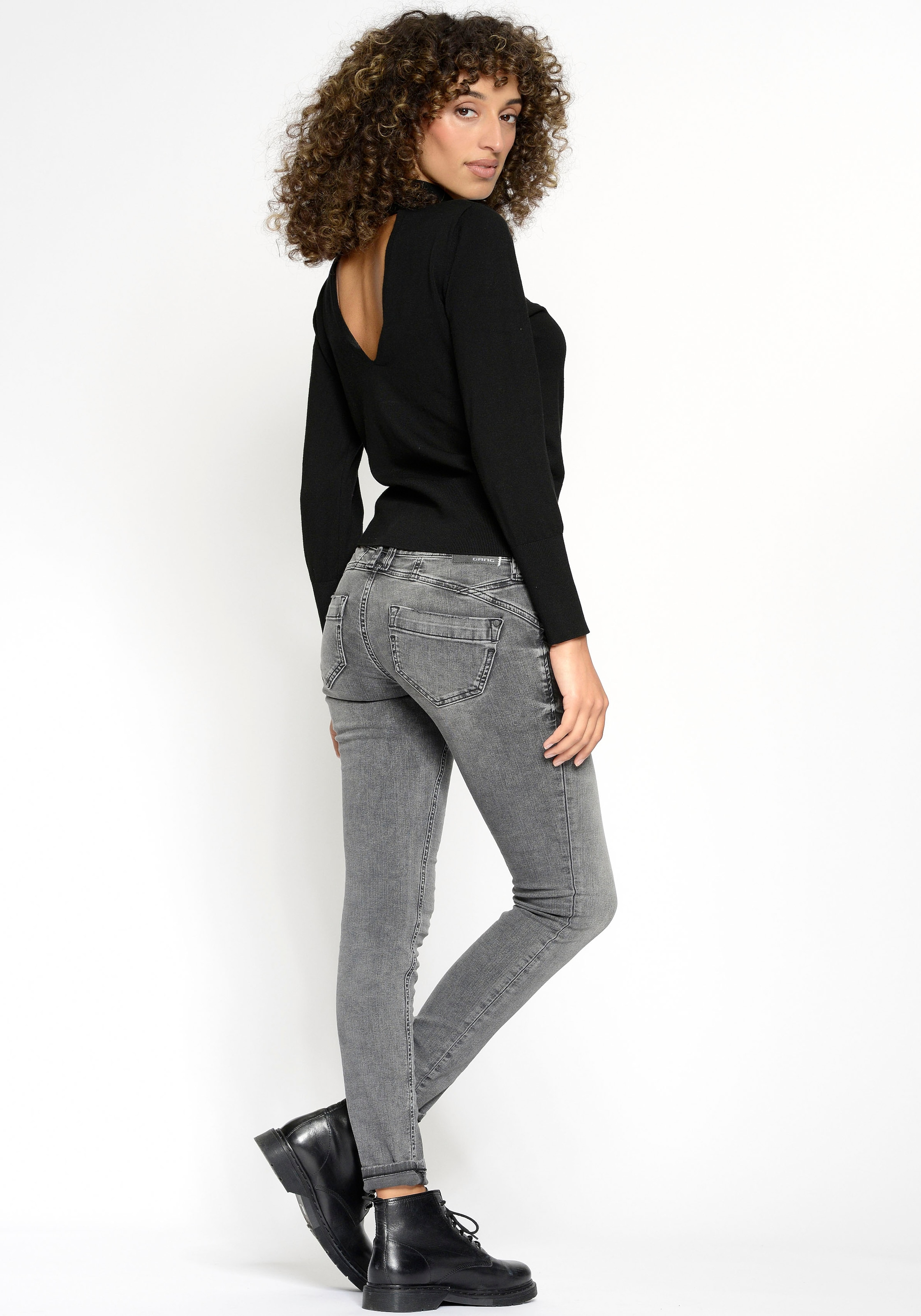 GANG Skinny-fit-Jeans authenischer »94Nena«, Used-Waschung | bestellen in für BAUR