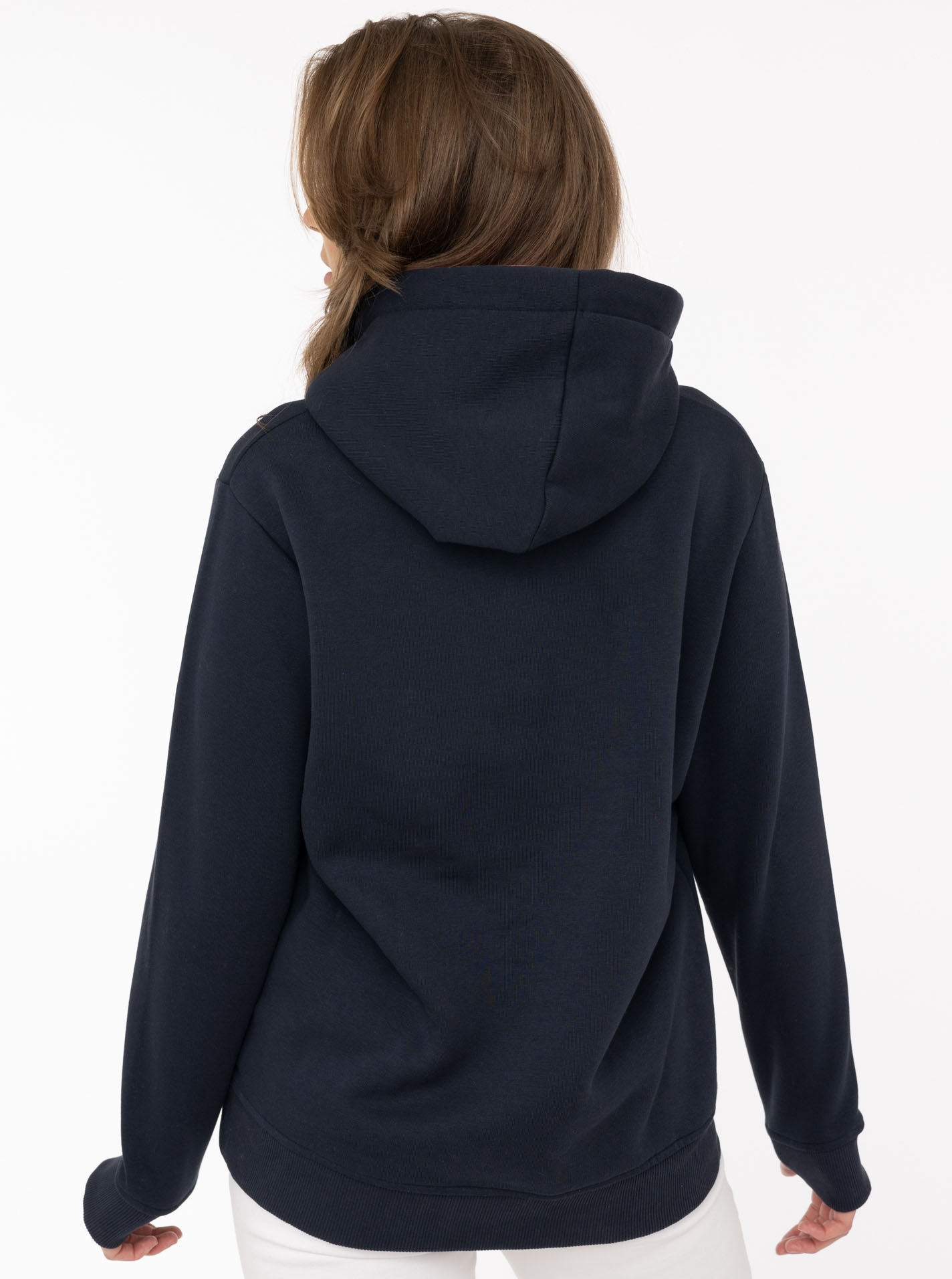 Zwillingsherz Hoodie »"Meine Heimat"«, mit aufgesticktem "Strand"-Schriftzug vorne und hinten