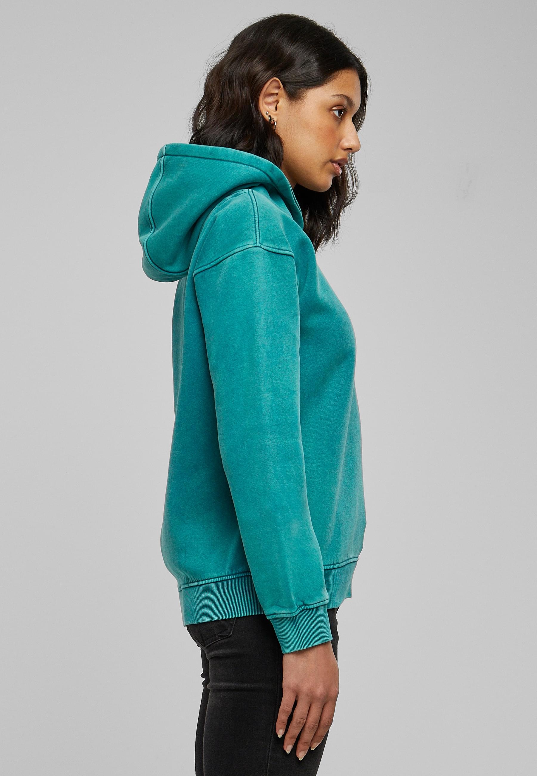 URBAN CLASSICS Kapuzenpullover »Urban Classics Damen Ladies Stone Washed Hoody«, (1 tlg.)