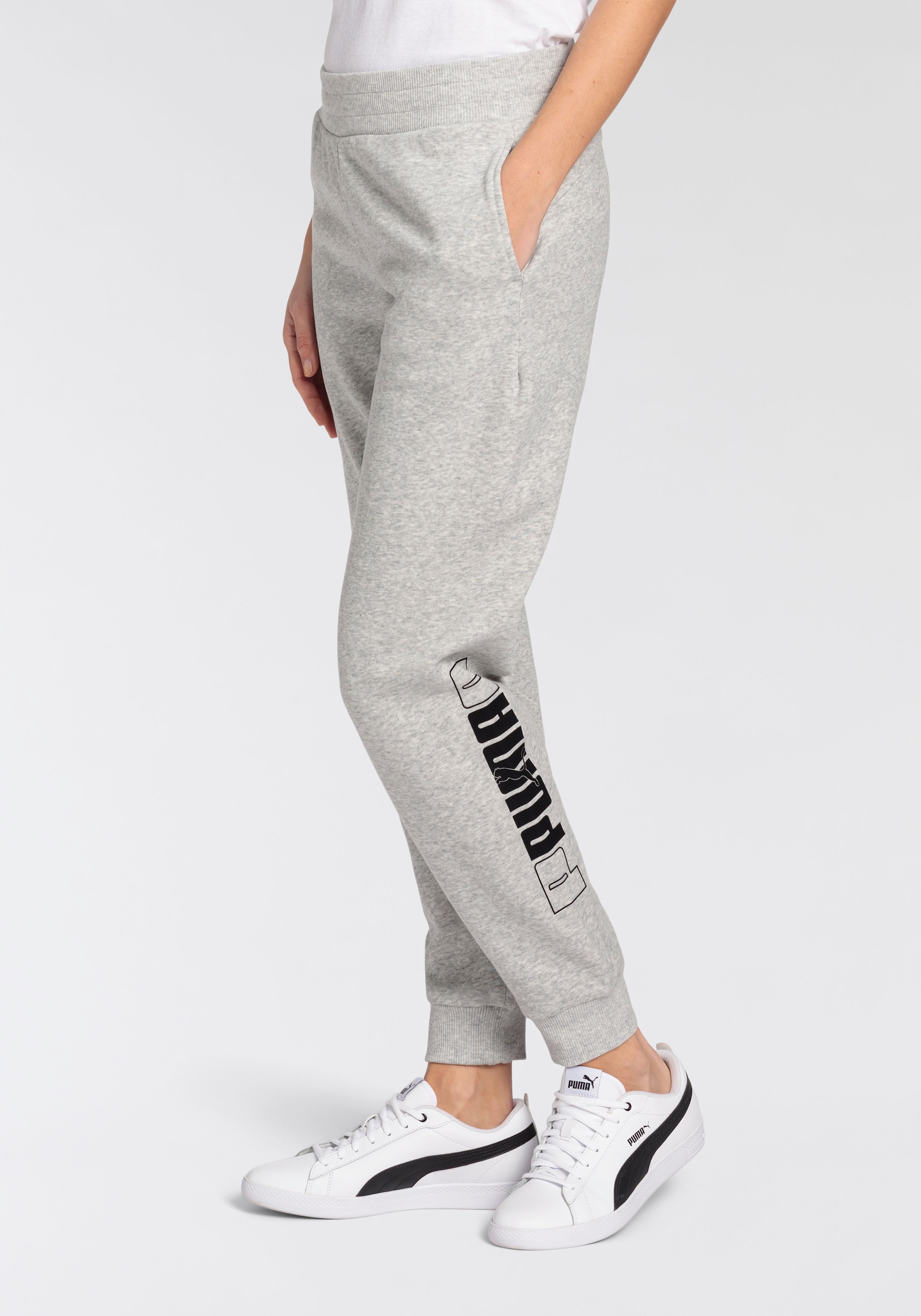 PUMA Jogginghose "ESS+ LOGO LAB PANTS FL" günstig online kaufen