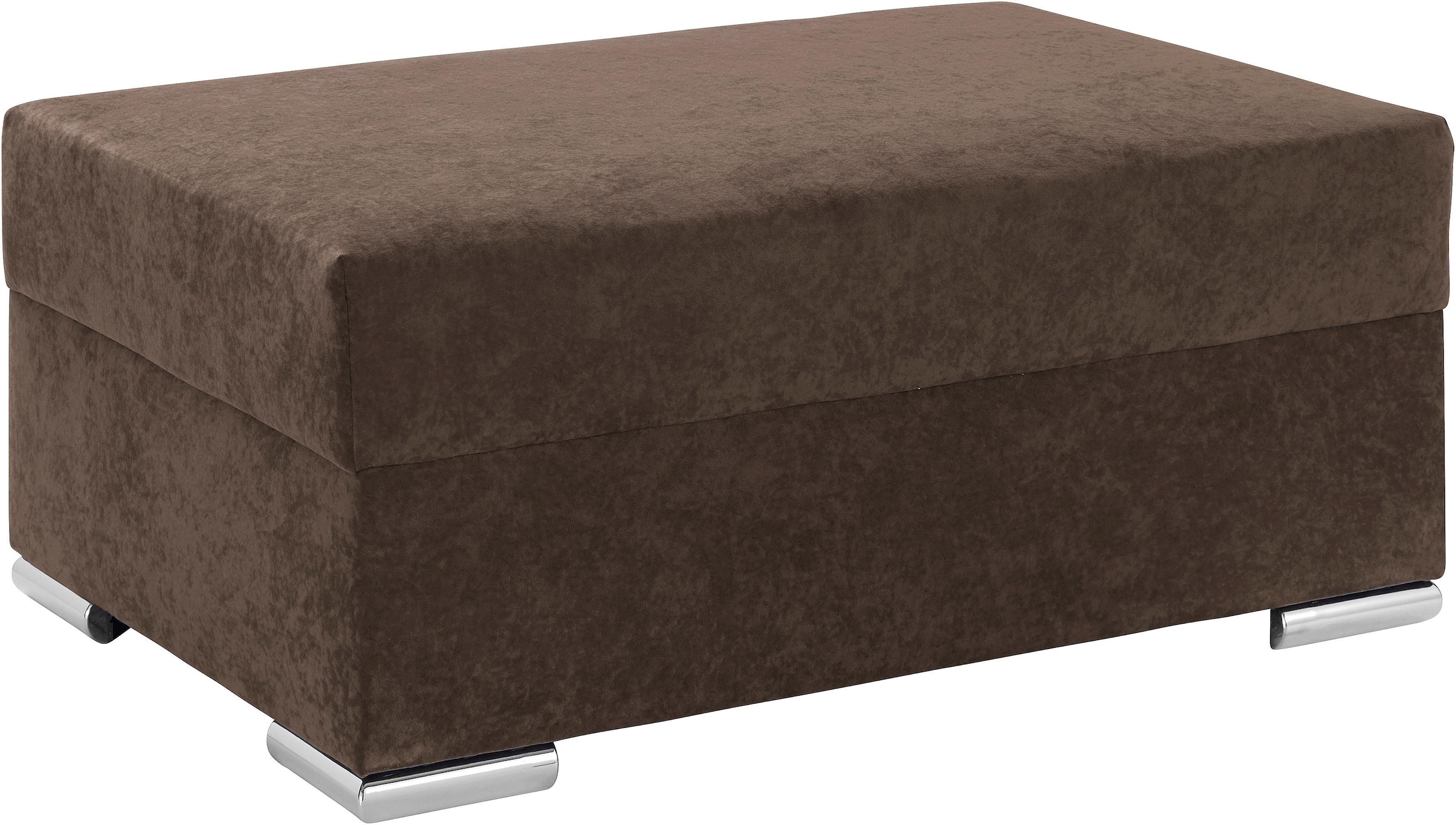 Hocker COLLECTION AB, B:100cm H:40cm T:70cm, braun, Luxus-Microfaser 2 (100% Polyester);Microfaser PRIMABELLE (100% Polyester);Luxus-Microfaser 1