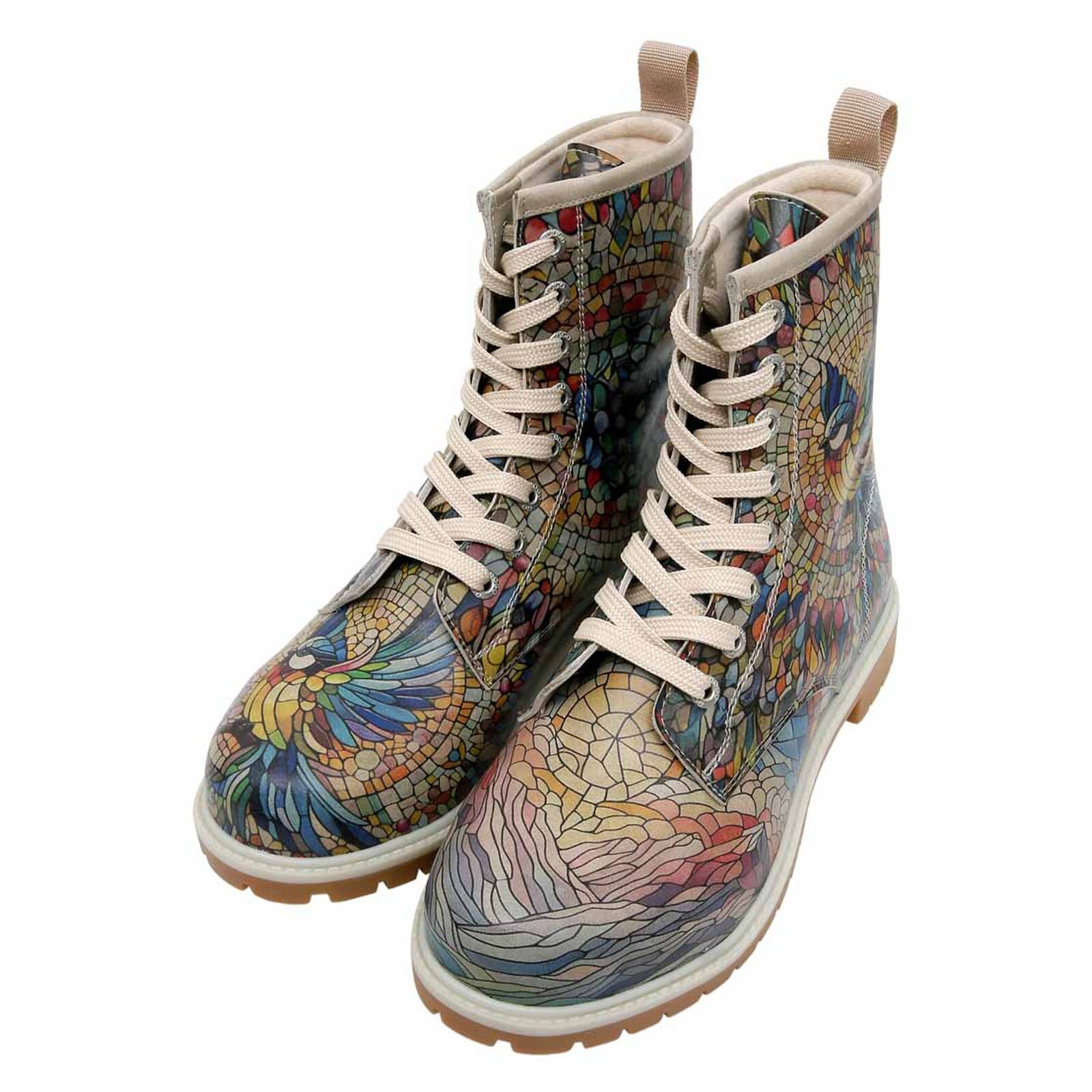 DOGO Schnürboots "Boots Mosaical Damen Boots / Female", Vegan günstig online kaufen
