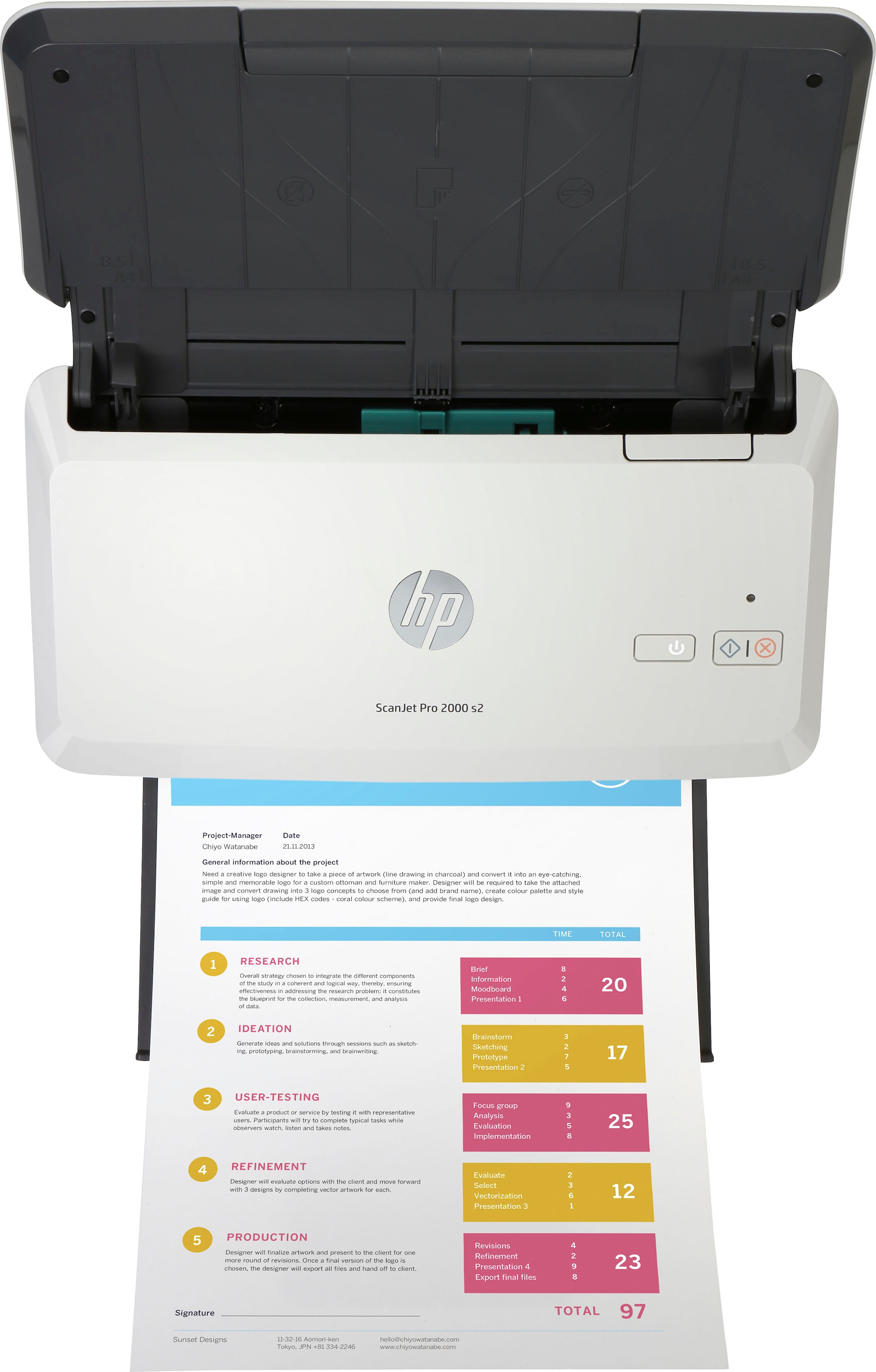 HP Einzugsscanner »Scanner ScanJet Pro 2000 s2« HP+ Instant Ink kompatibel