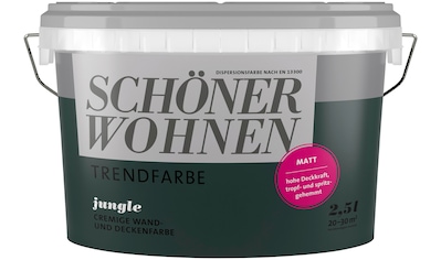 SCHÖNER WOHNEN-Kollektion Wand- und Deckenfarbe »Trendfarbe«, (1), 2,5 Liter,... kaufen