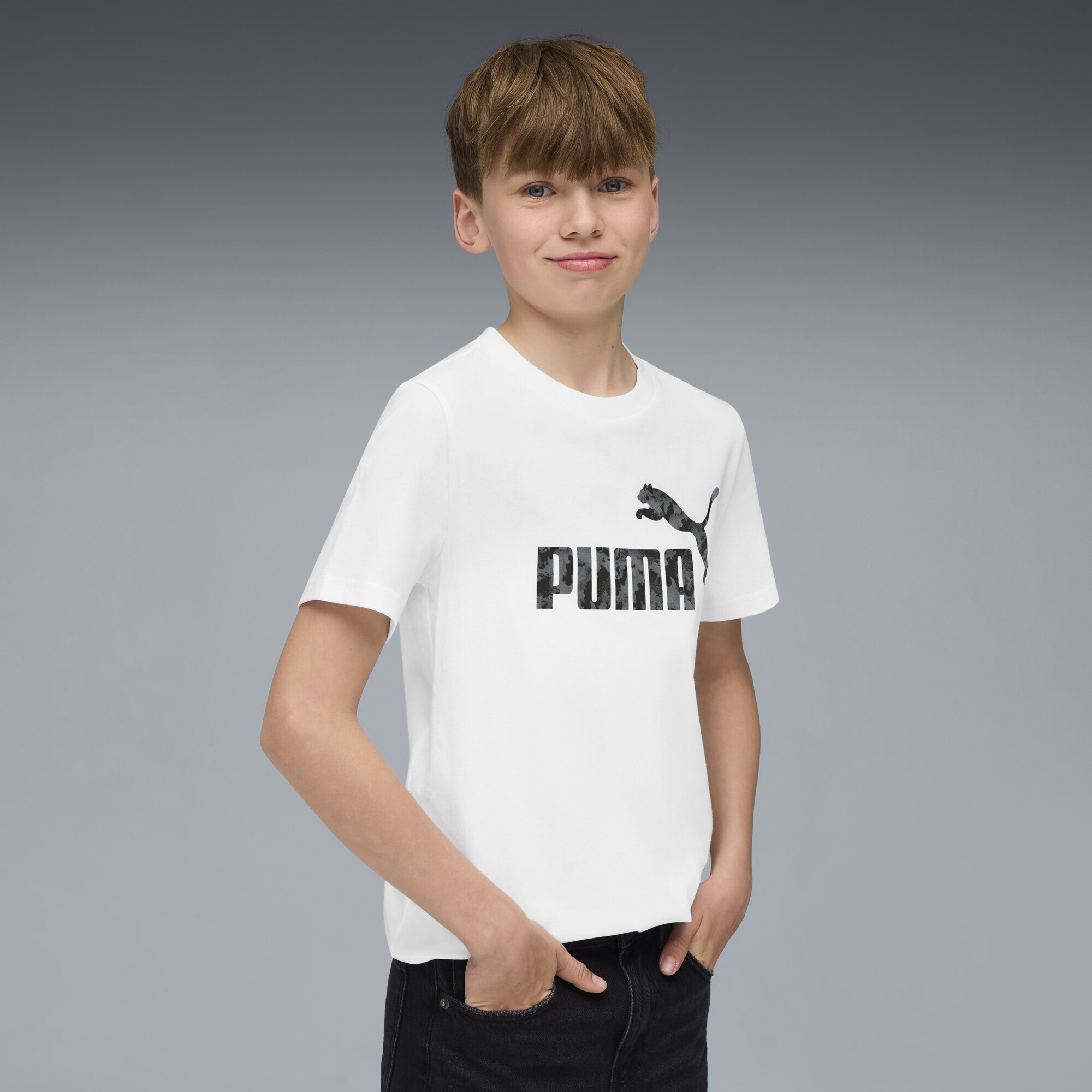 PUMA T-Shirt »Essentials Camo T-Shirt Jungen«
