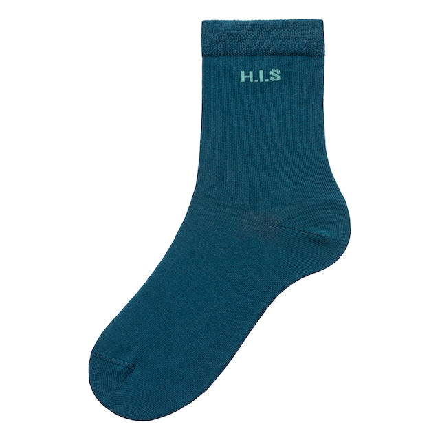 H.I.S Socken, (16 Paar), mit eingestricktem Markenlogo kaufen | BAUR