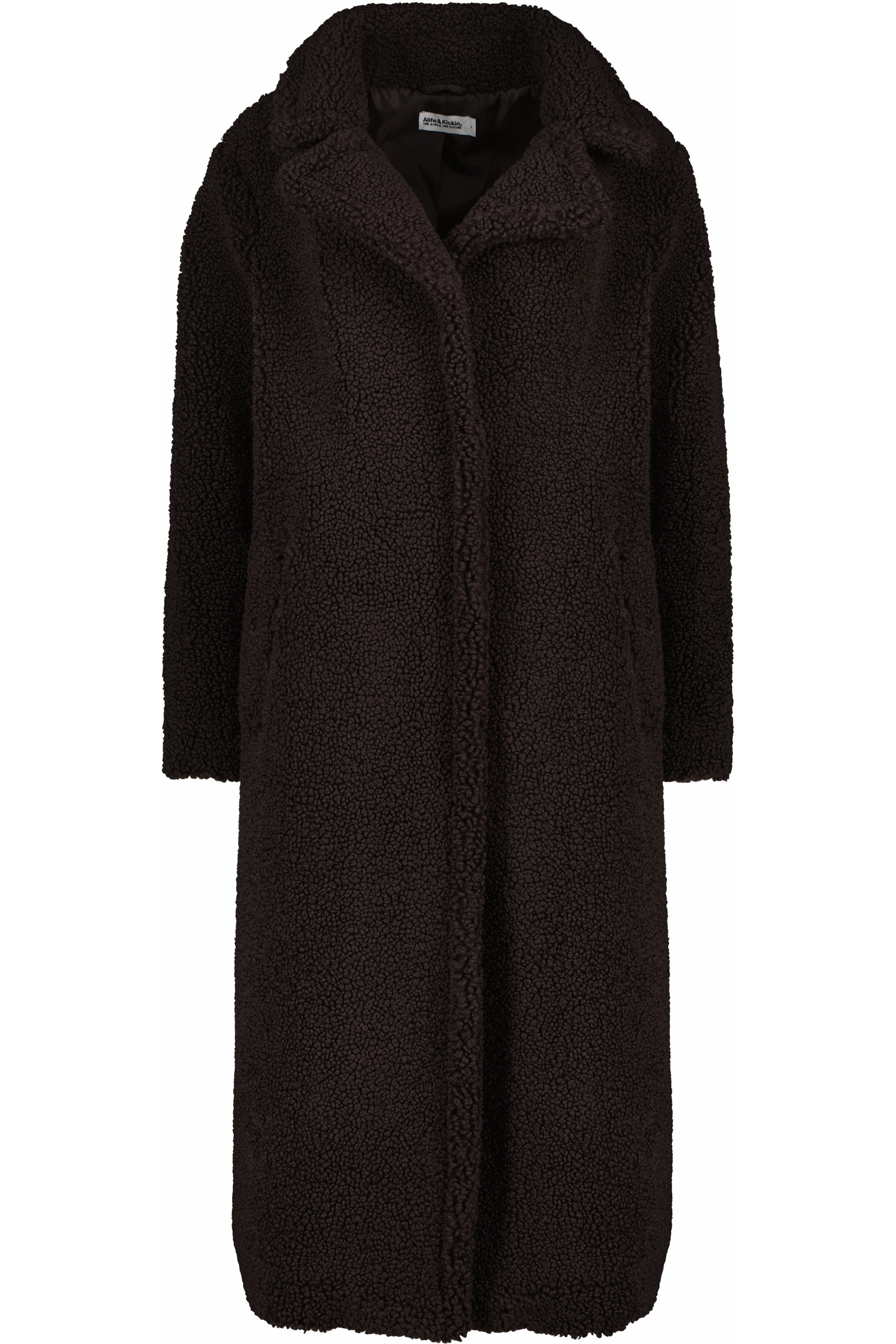 Alife & Kickin Winterjacke "Damen HariAK A Winterjacke, Jacke" Kuscheliger langer Teddy Wintermantel in lässiger Schnittform