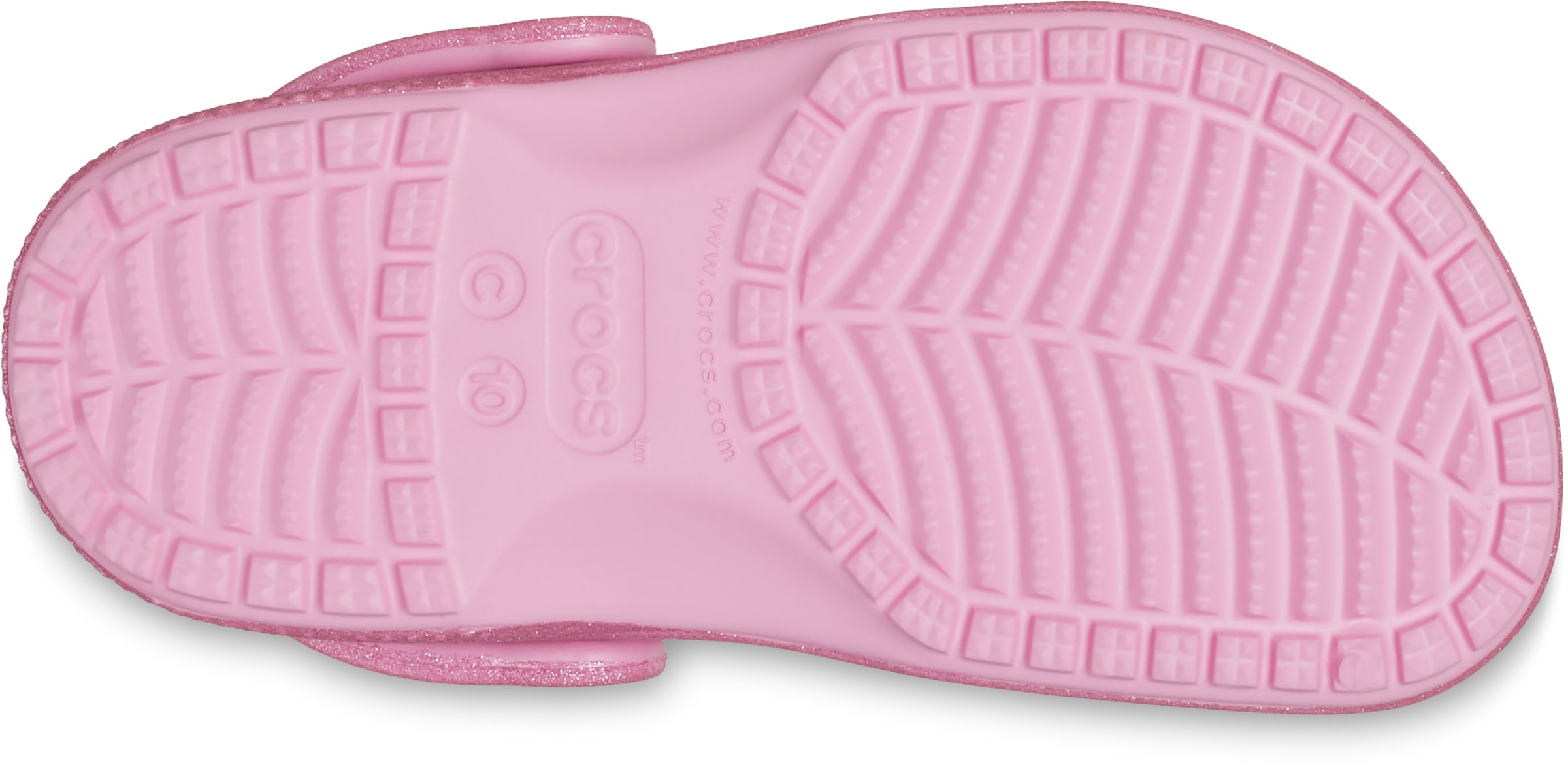 Crocs Clog »Classic Clog«, Glitzerschuh, Babyschuh, Sommerschuh mit allover Schimmer