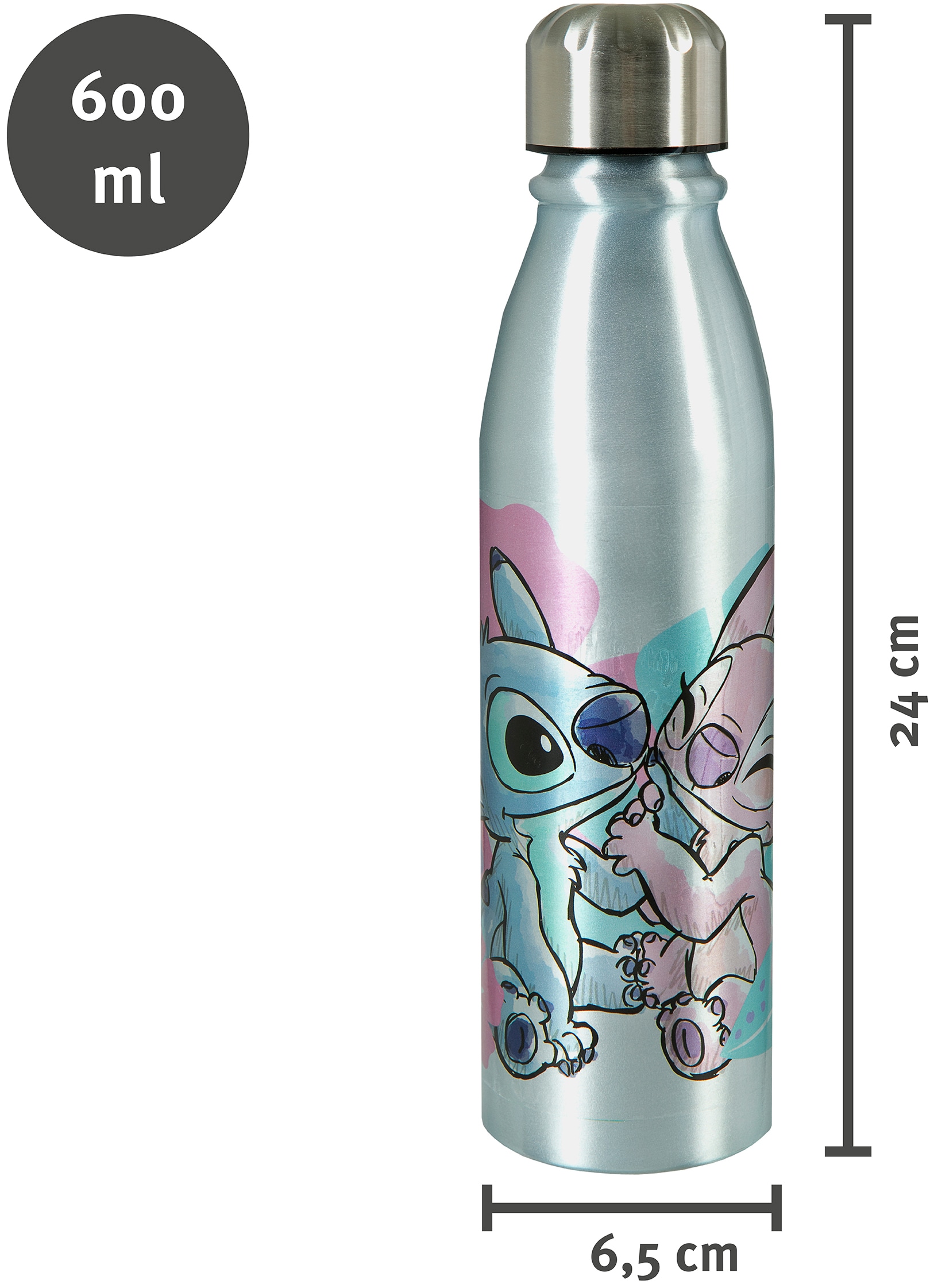 UNDERCOVER Lunchbox »mit Trinkflasche, Stitch« Set, 2 tlg.