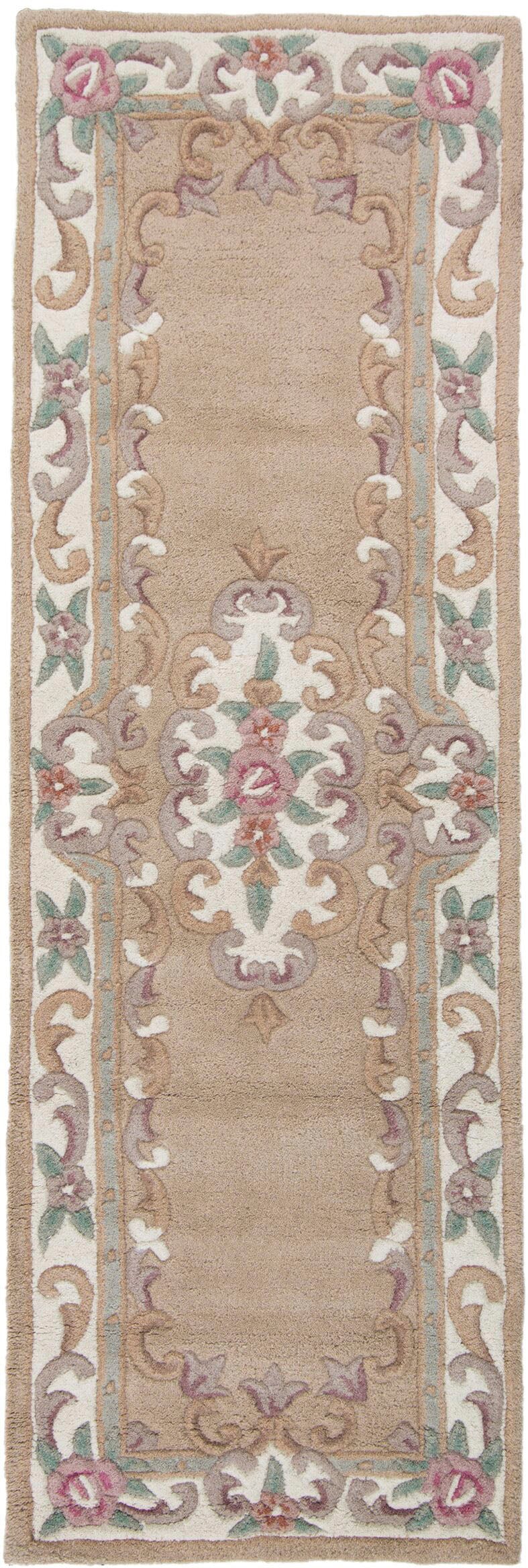 FLAIR RUGS Läufer "Aubusson" rechteckig 10 mm Höhe Wolle, Teppich, Wohnzimm günstig online kaufen