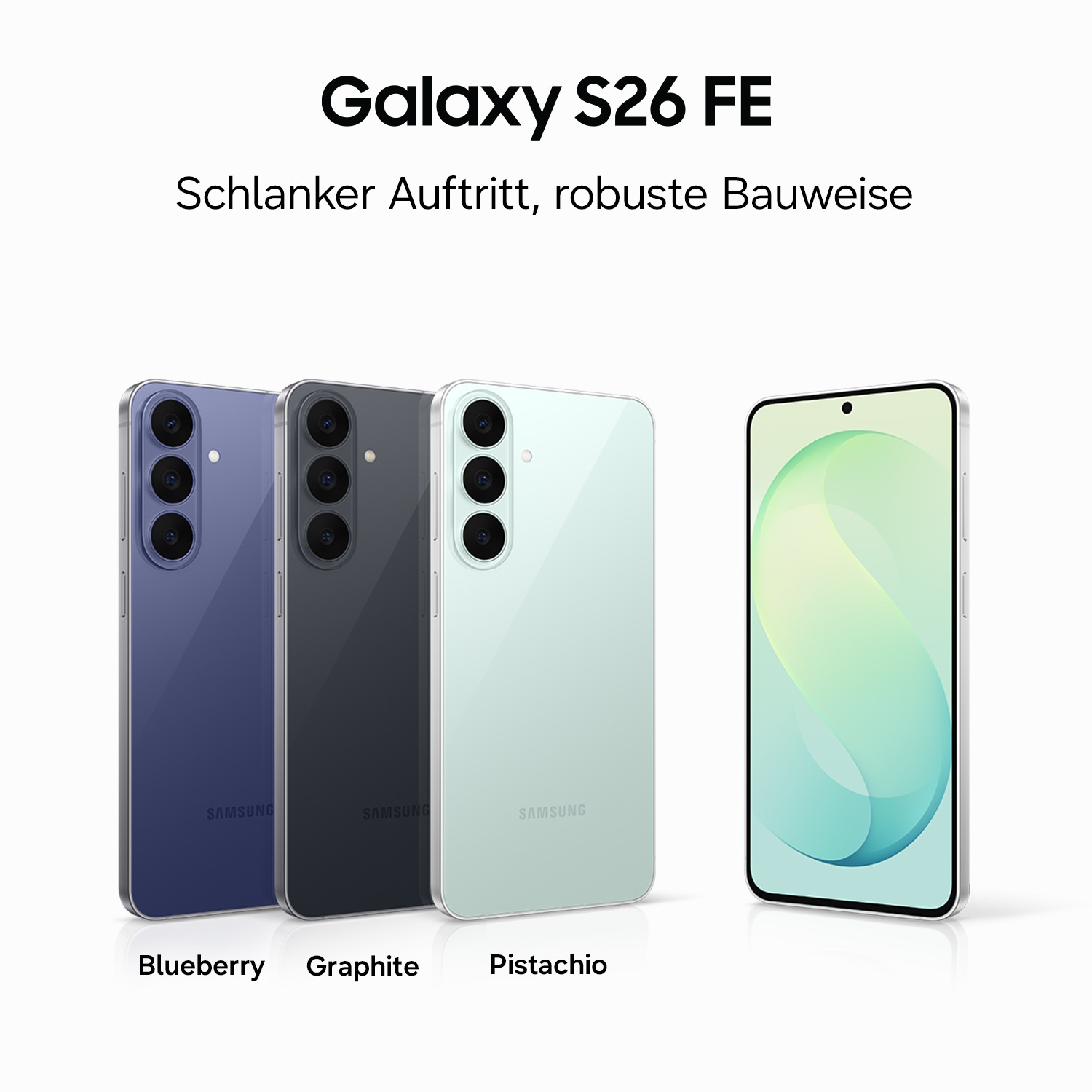 Samsung Smartphone »Galaxy S26 FE« light green