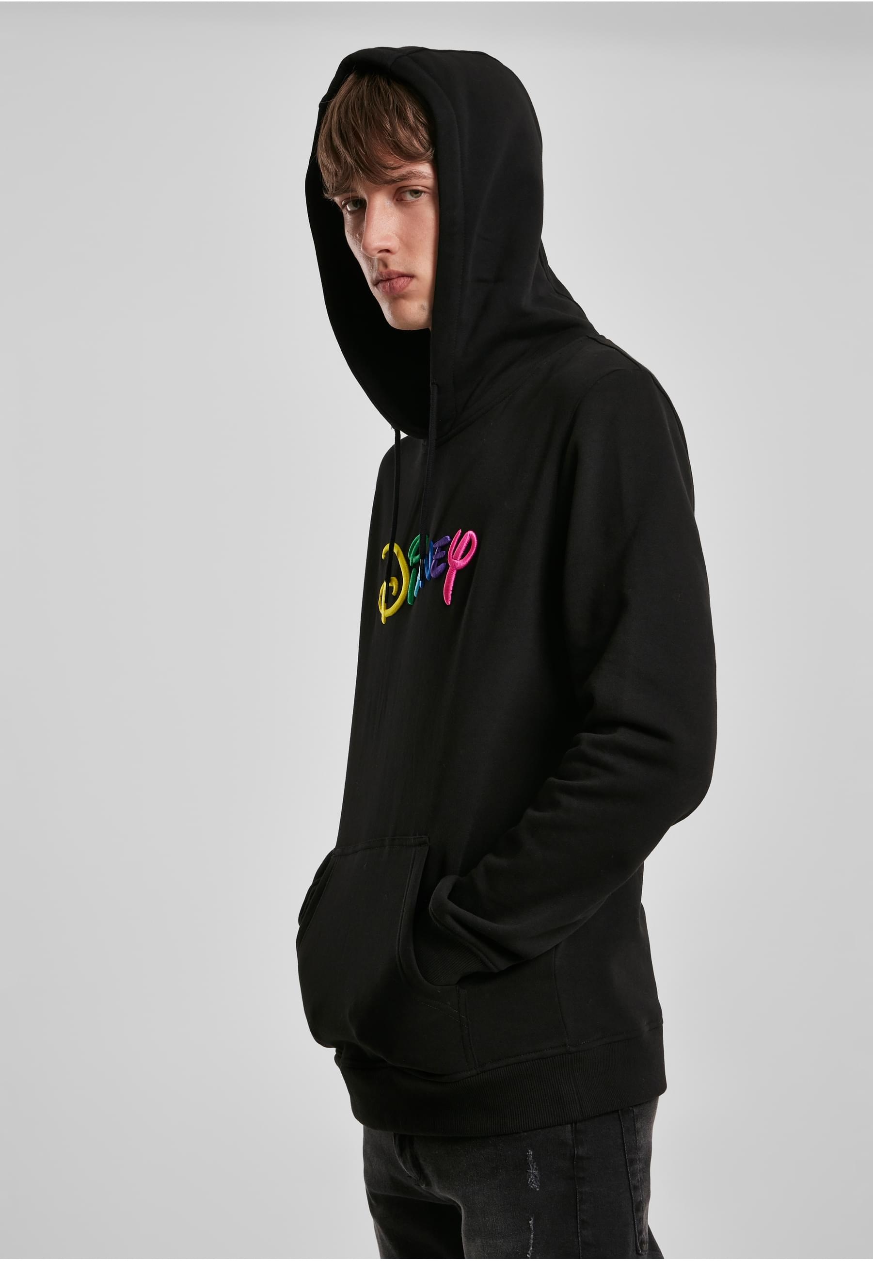Merchcode Kapuzensweatshirt »Merchcode Herren Disney Rainbow Logo EMB Hoody«, (1 tlg.)