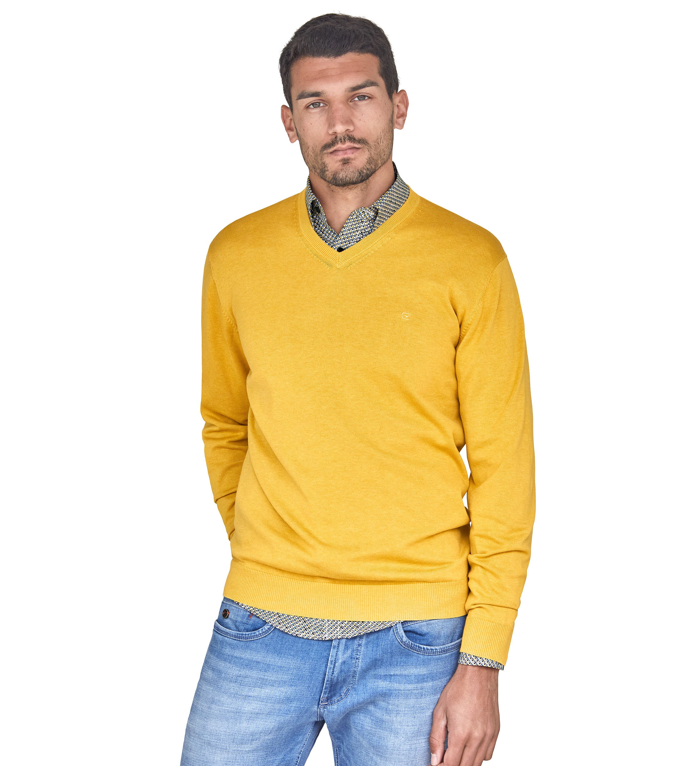 CASAMODA Strickpullover "CASAMODA Pullover uni" günstig online kaufen