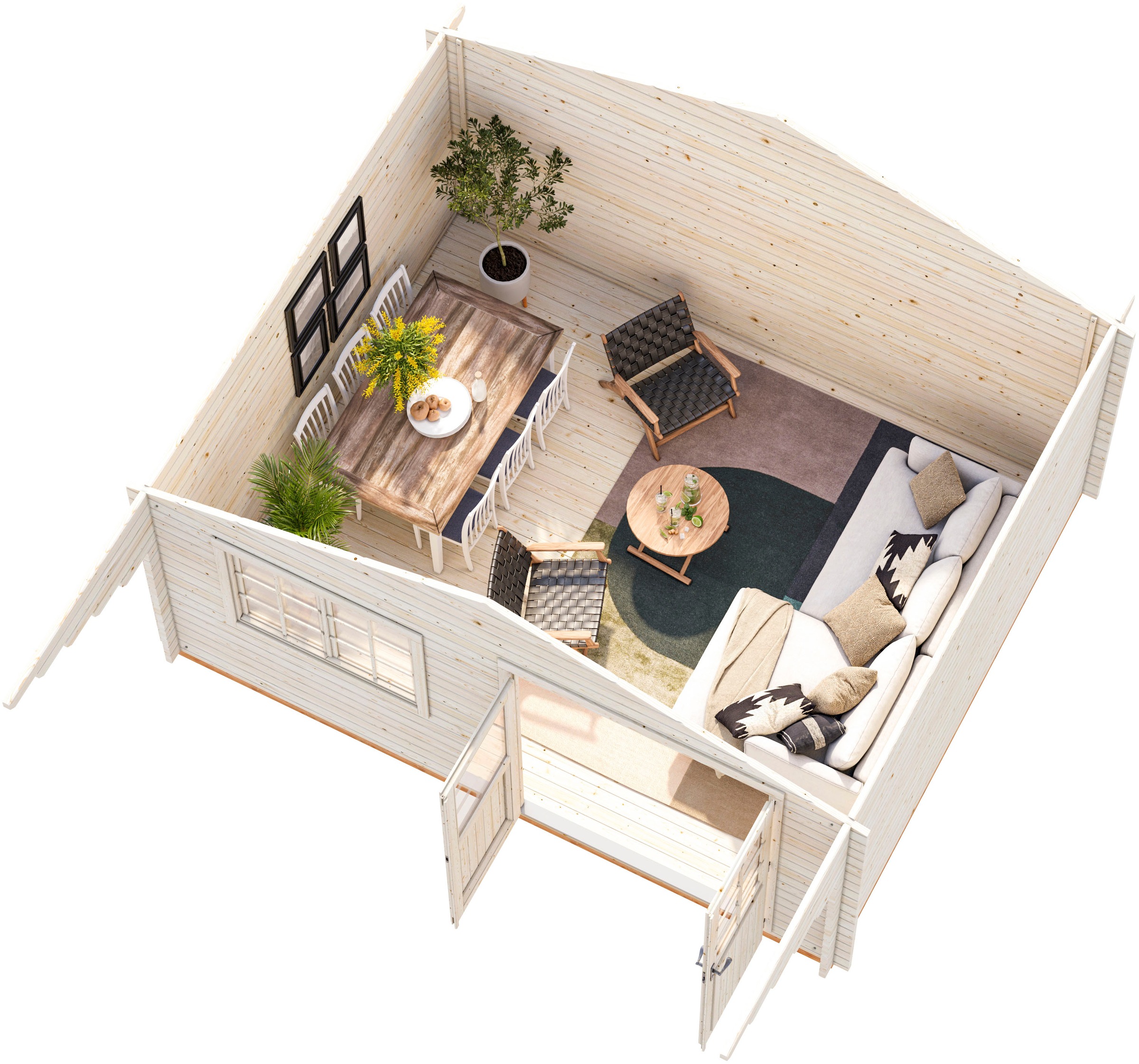 Palmako Gartenhaus »Sally« verschiedene Farben