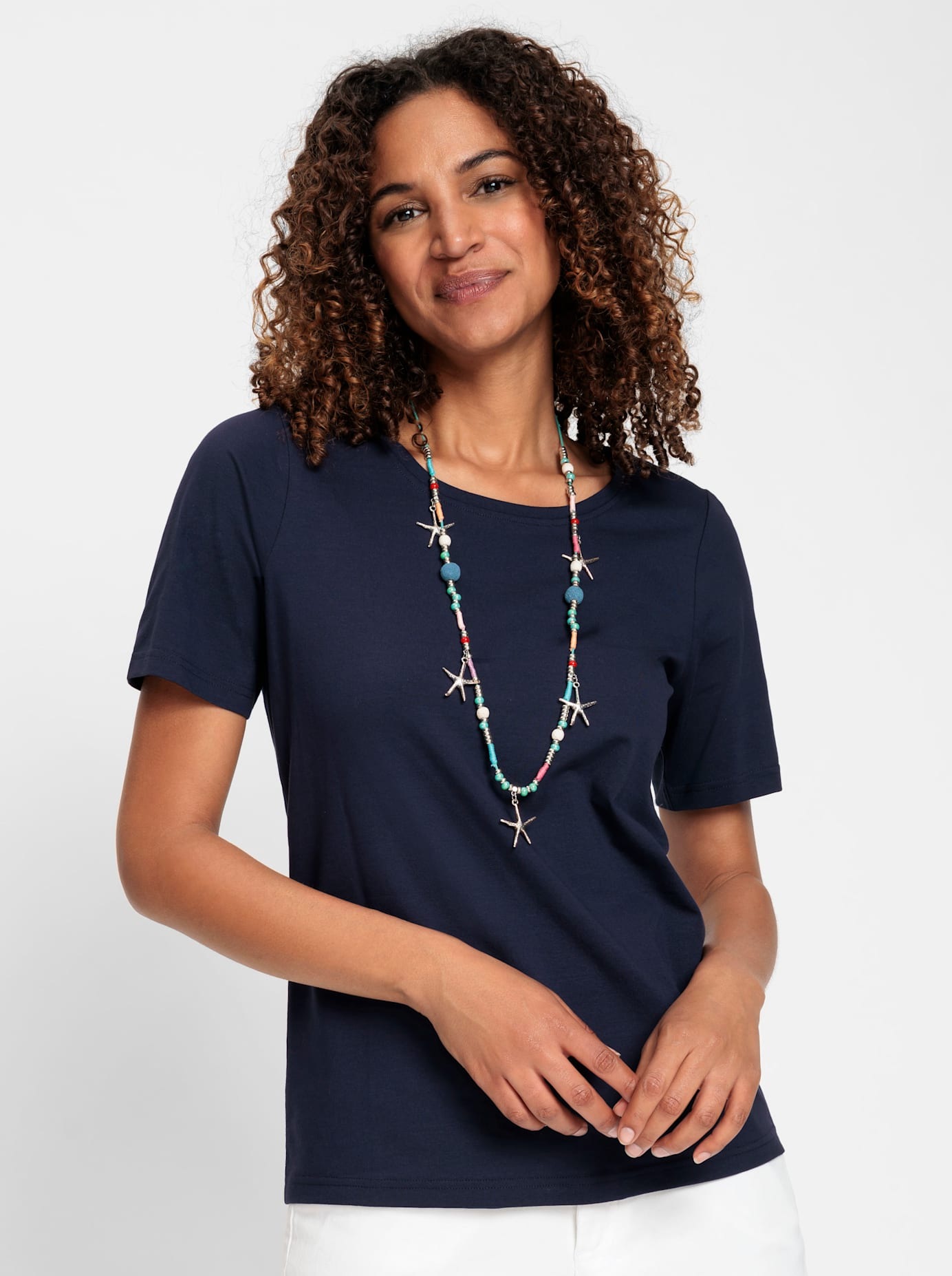 Casual Looks Kurzarmshirt »Kurzarm-Shirt«, (1 tlg.)