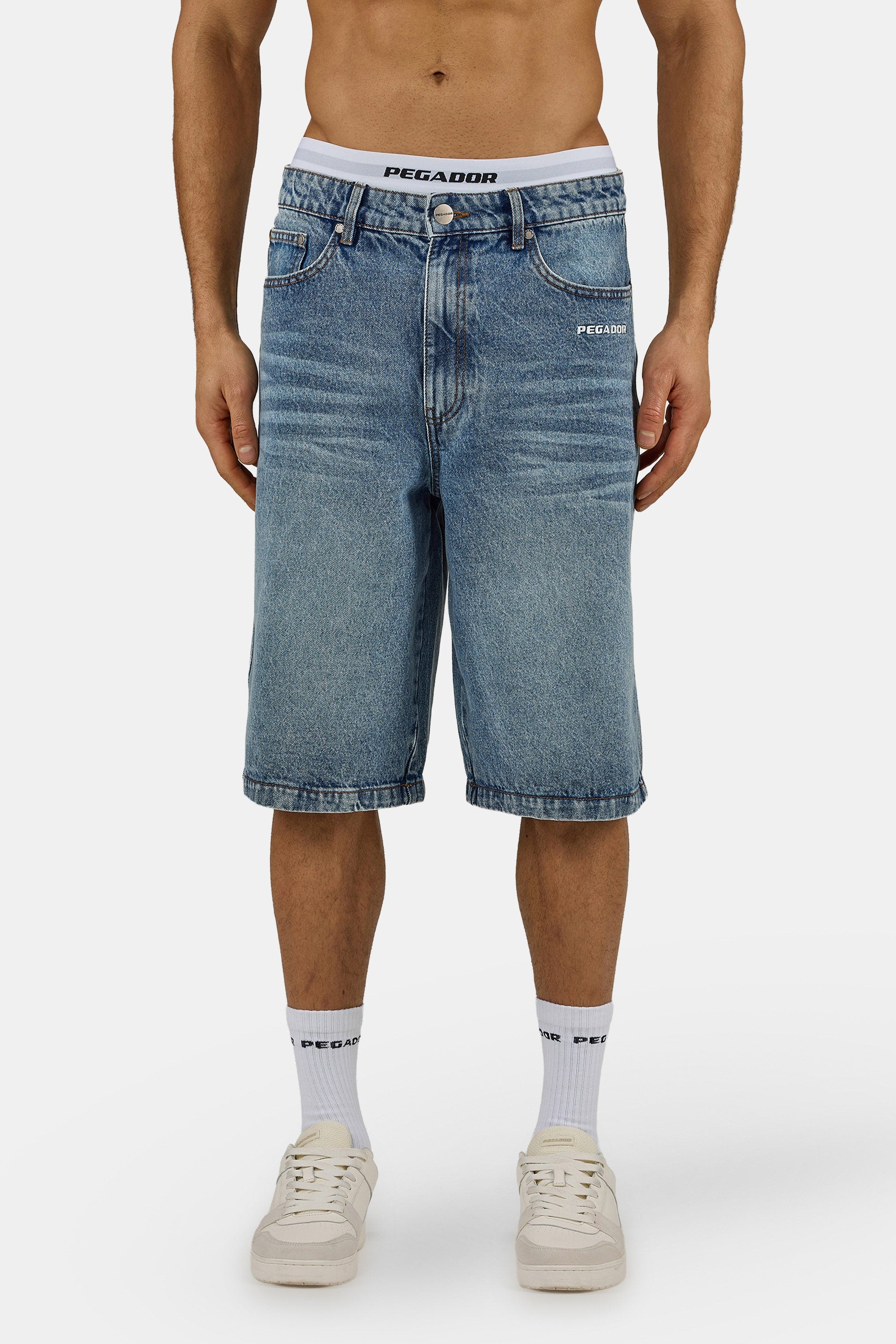 PEGADOR Jeansshorts »Kolar Jorts« Baumwolle, regular fit