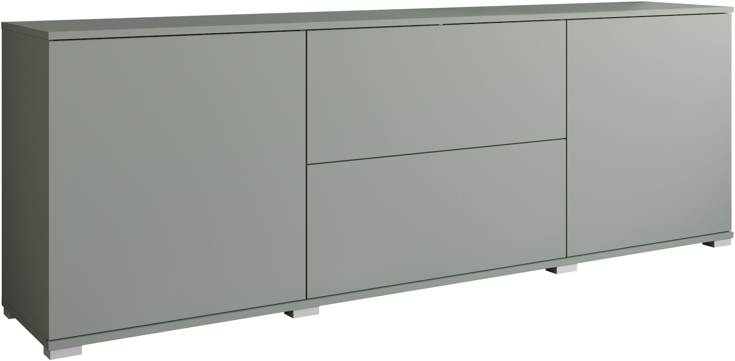 INOSIGN Lowboard »Kenia«, (1 St.), 2 Türen, 2 Schubladen, Breite 180 cm, höhenverstellbare Einlegeböden
