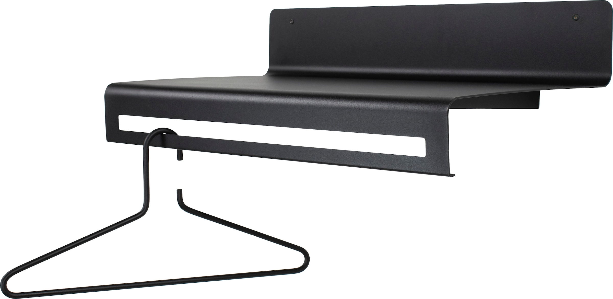 Spinder Design Garderobenleiste "SWAY 60" 2-in-1 Wandregal + Garderobe günstig online kaufen