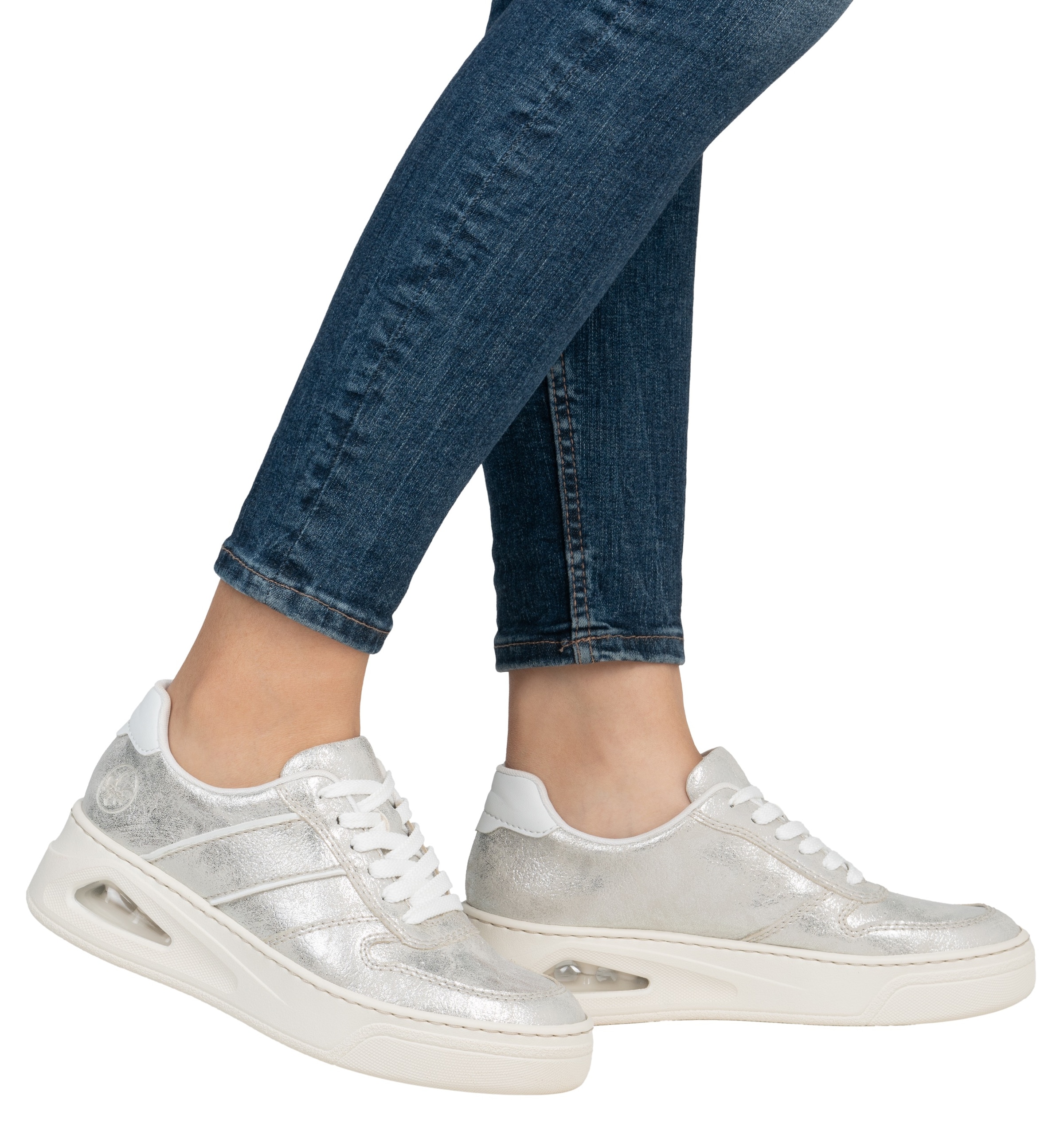 Rieker Plateausneaker, Schnürschuh, Halbschuh, Freizeitsneaker mit Rieker Air Ausstattung