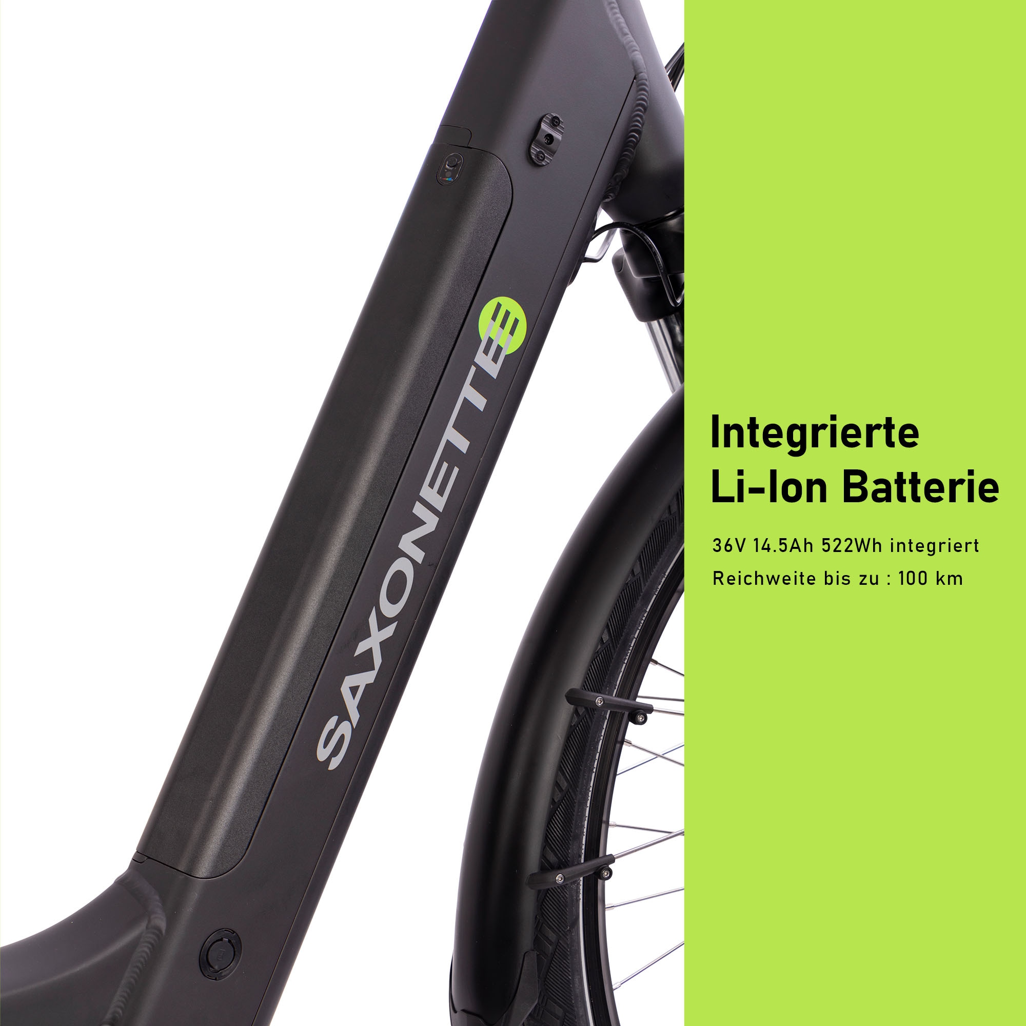 SAXONETTE E-Bike »Premium Sport (Wave)«, 10 Gang, Mittelmotor 250 W, Pedelec, Elektrofahrrad für Damen u. Herren