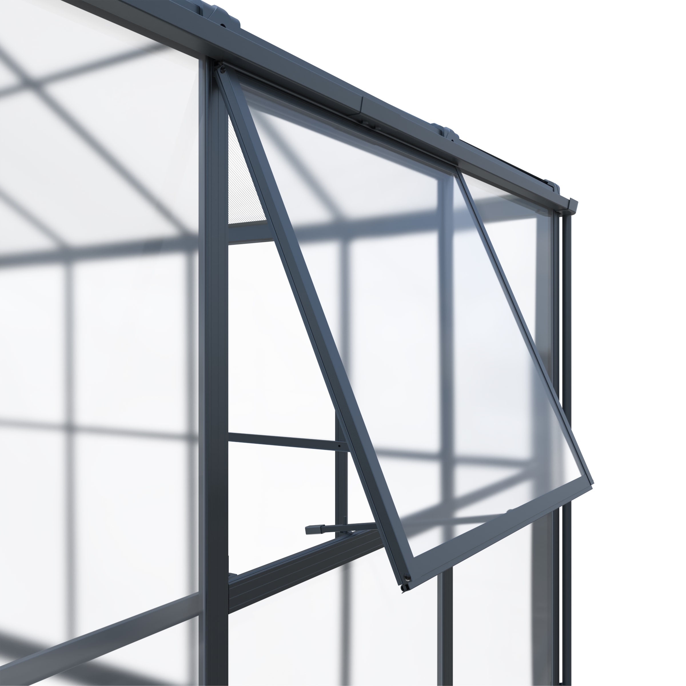 WESTMANN Gewächshaus »Suprema M Schwarz« 215x284x243cm