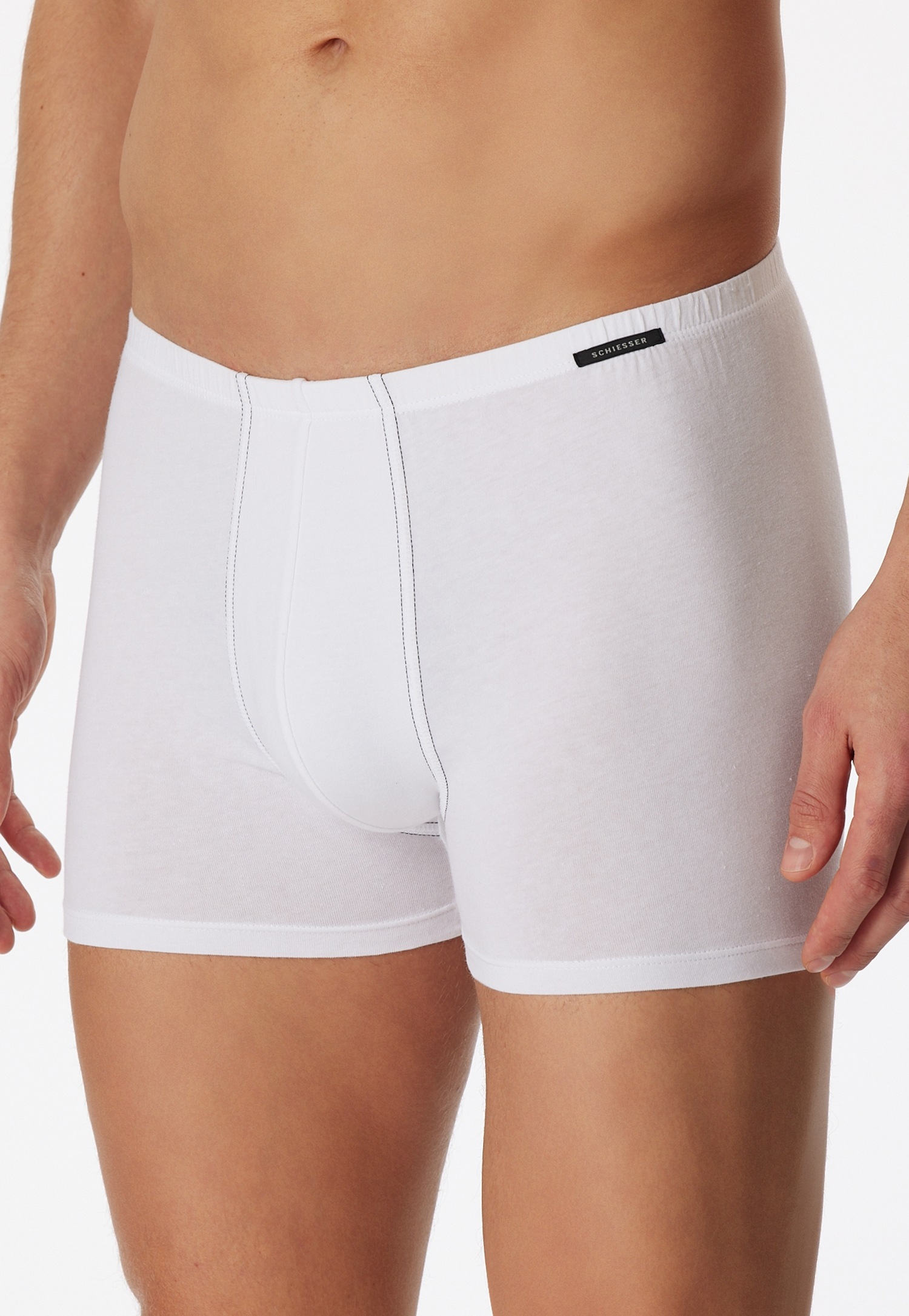 Schiesser Boxershorts "Essentials", (2er Pack), mit angenehm weichem Bund günstig online kaufen