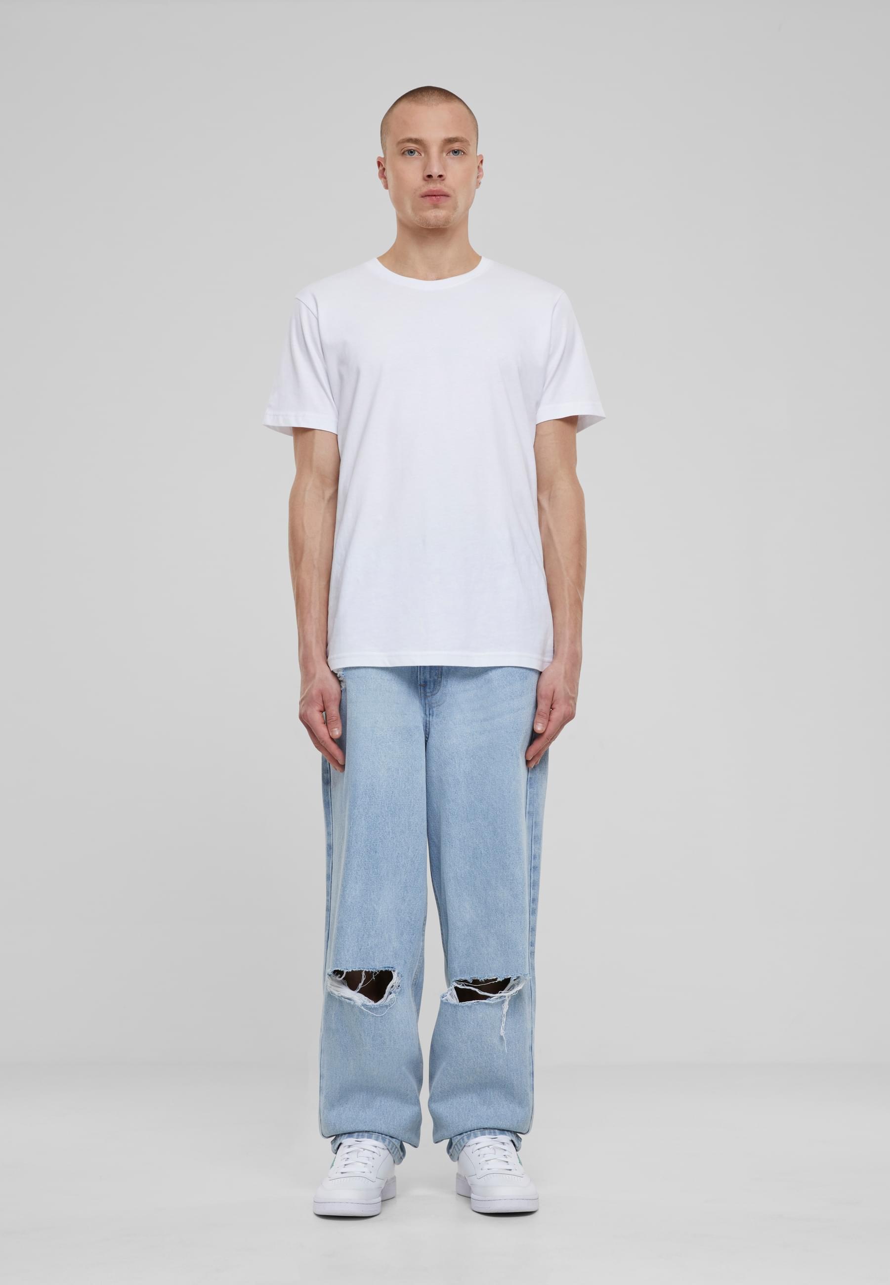 URBAN CLASSICS Bequeme Jeans »Urban Classics Heavy Ounce Knee Cut Baggy Fit Jeans«