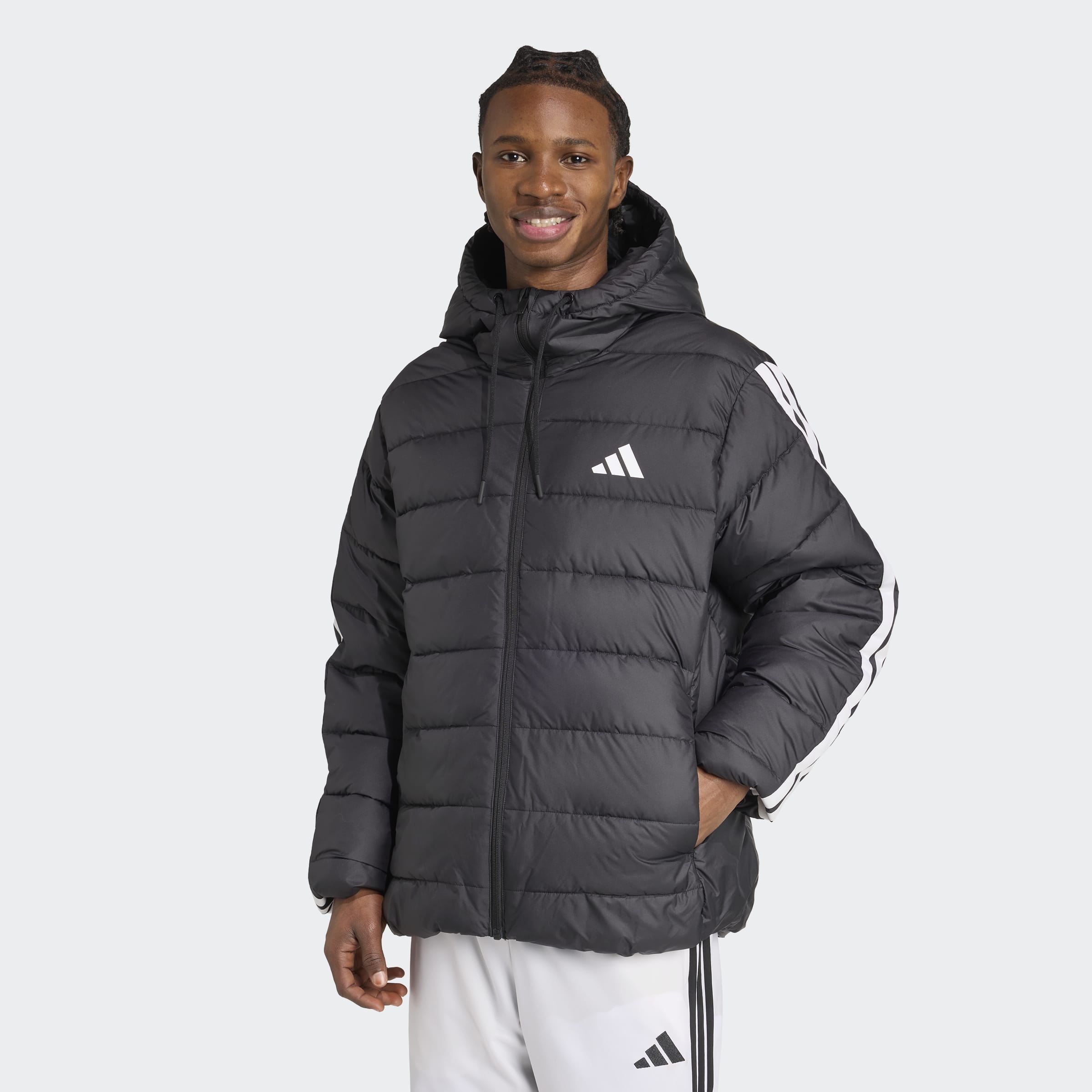 adidas Sportswear Steppjacke "ESSENTIALS CLIMAWARM 3-STREIFEN SYNTHETIC DOWN"