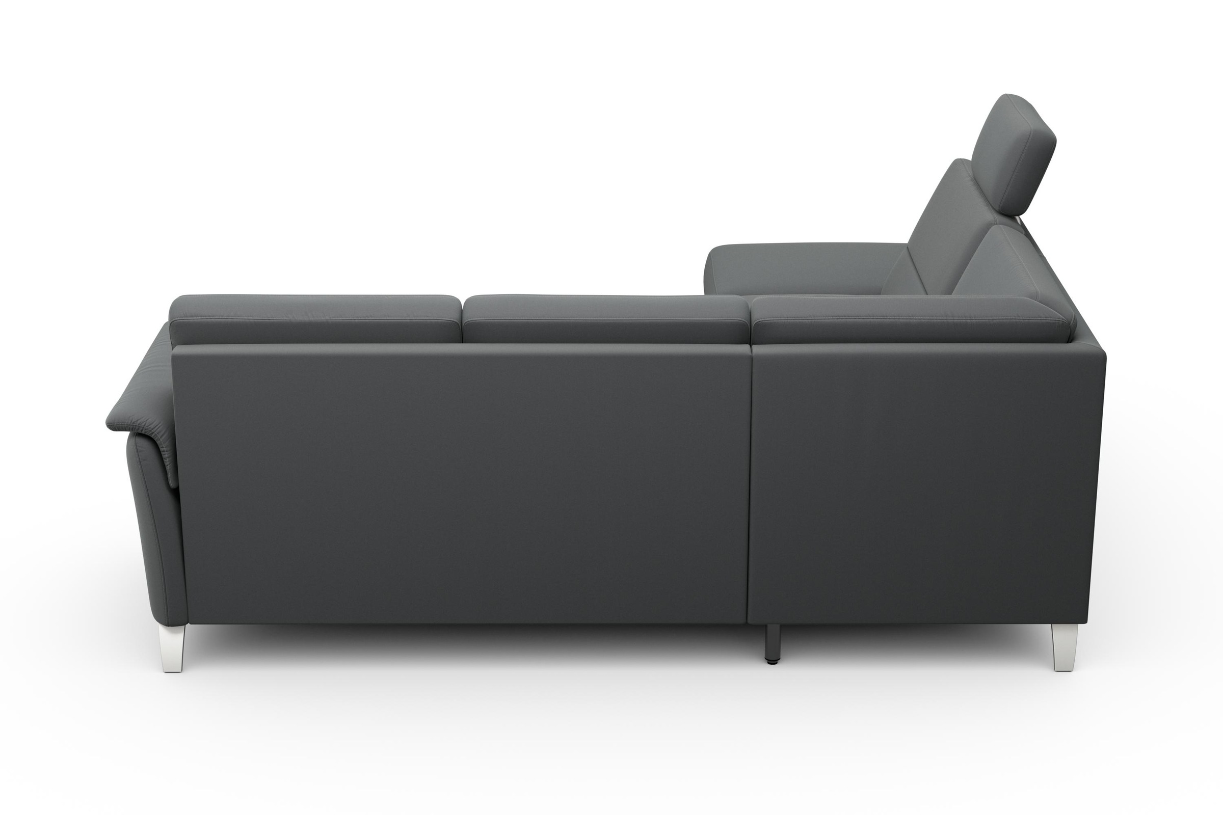 sit&more Ecksofa »Palmera L-Form«, Federkern, wahlweise mit Bettfunktion und mit/ohne Stauraum