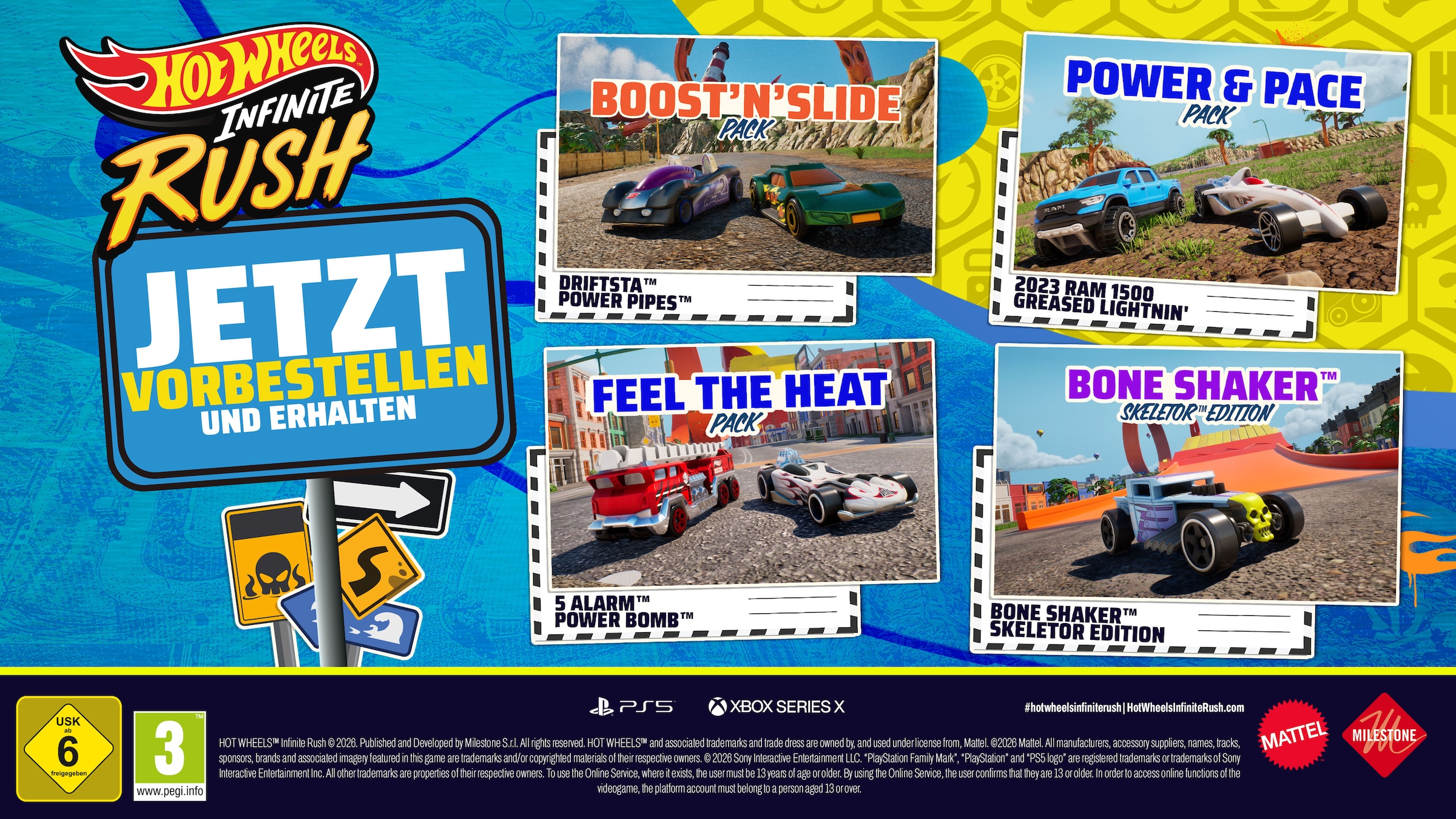 Milestone Spielesoftware »Hot Wheels Infinite Rush Day One Edition« PlayStation 5