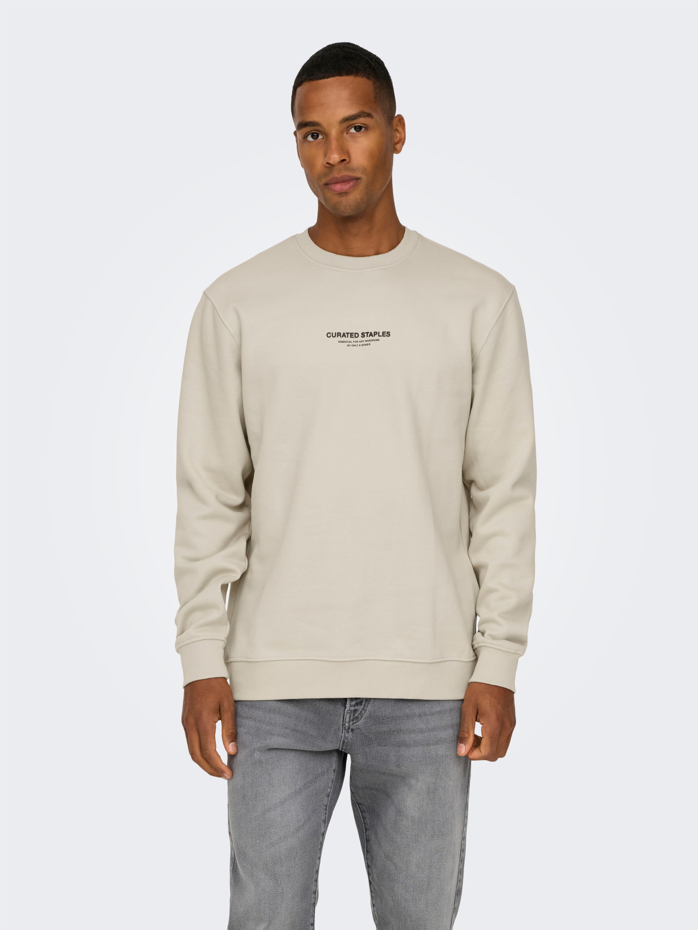 ONLY & SONS Sweatshirt "ONSCURATED REG CREW NECK SWEAT" günstig online kaufen