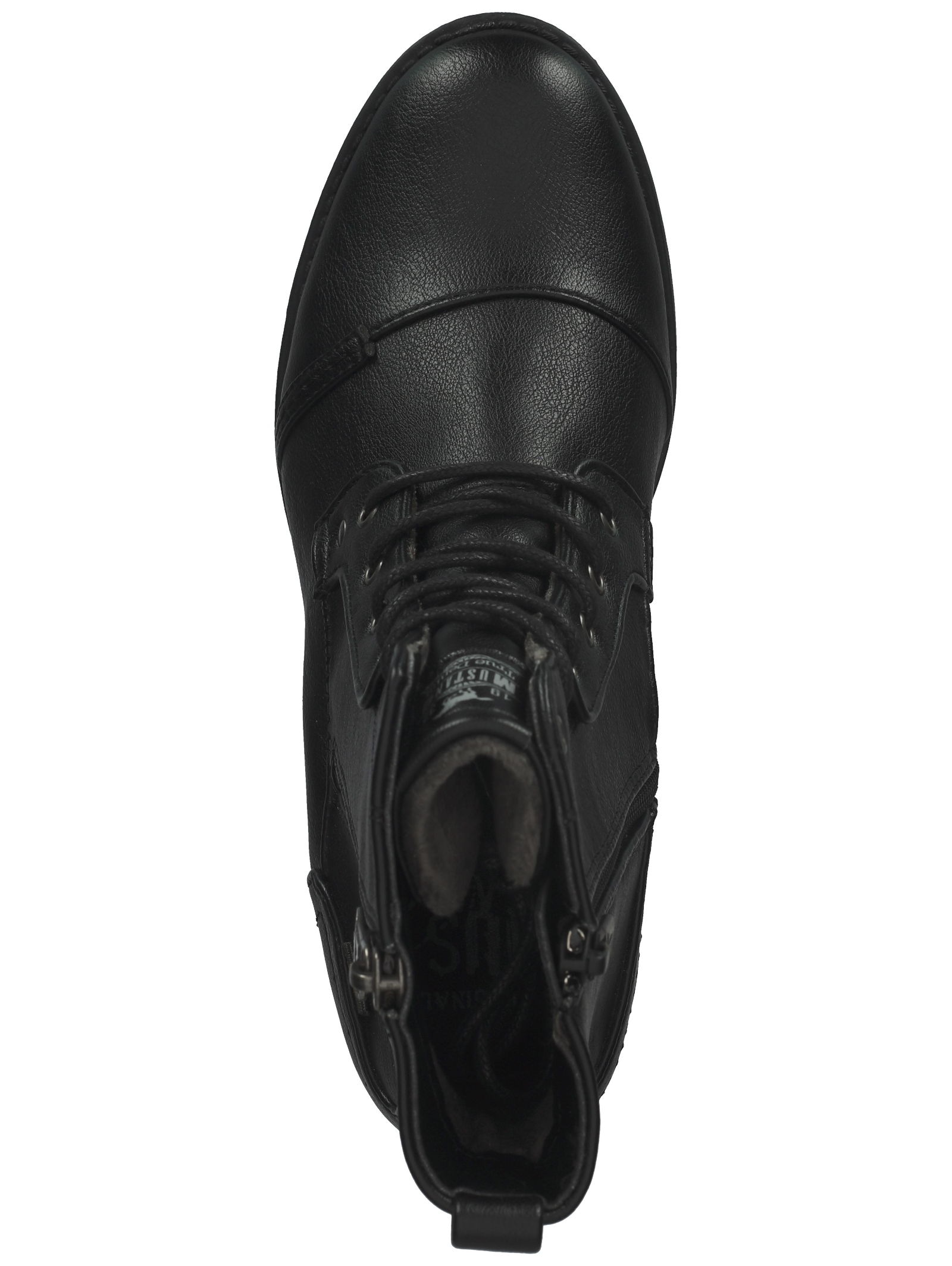 Mustang Shoes Schnürstiefelette »Mustang Shoes Stiefelette Lederimitat«