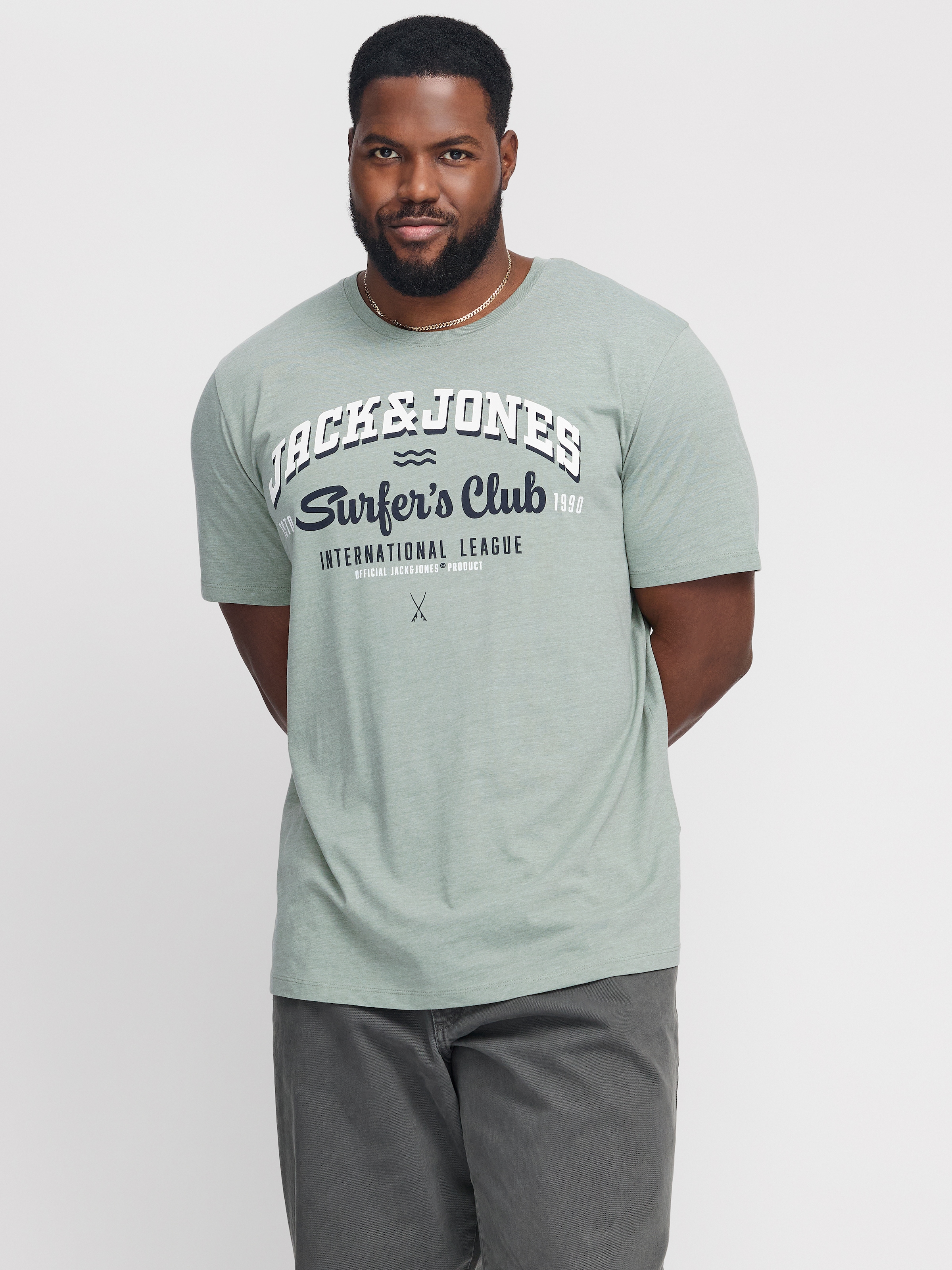 Jack & Jones PlusSize T-Shirt "JJELOGO TEE SS O-NECK 2 COL AW24 S PLS", mit günstig online kaufen