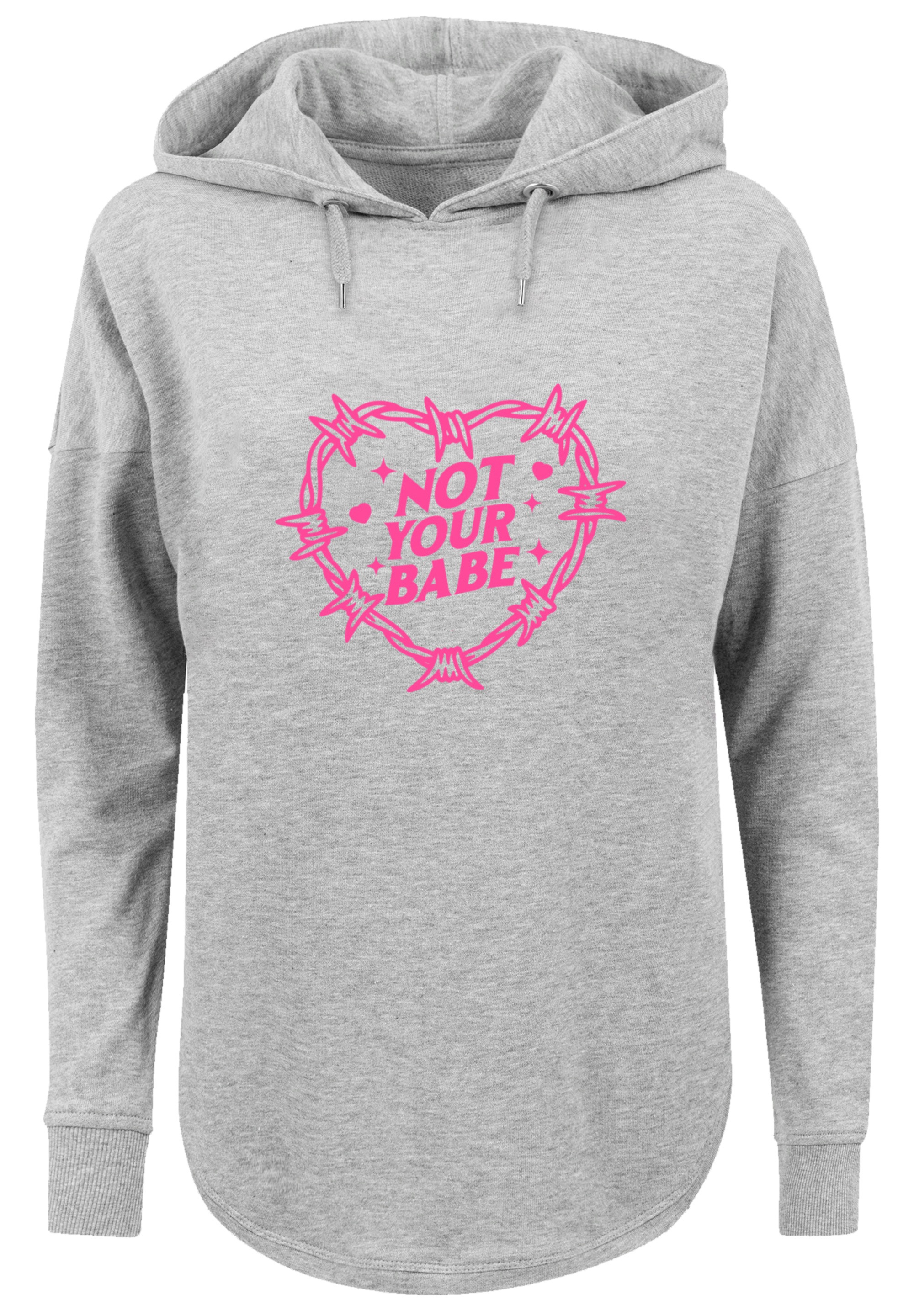 F4NT4STIC Kapuzenpullover "Unabhängige Frau Not Your Babe Frauentag" Premiu günstig online kaufen
