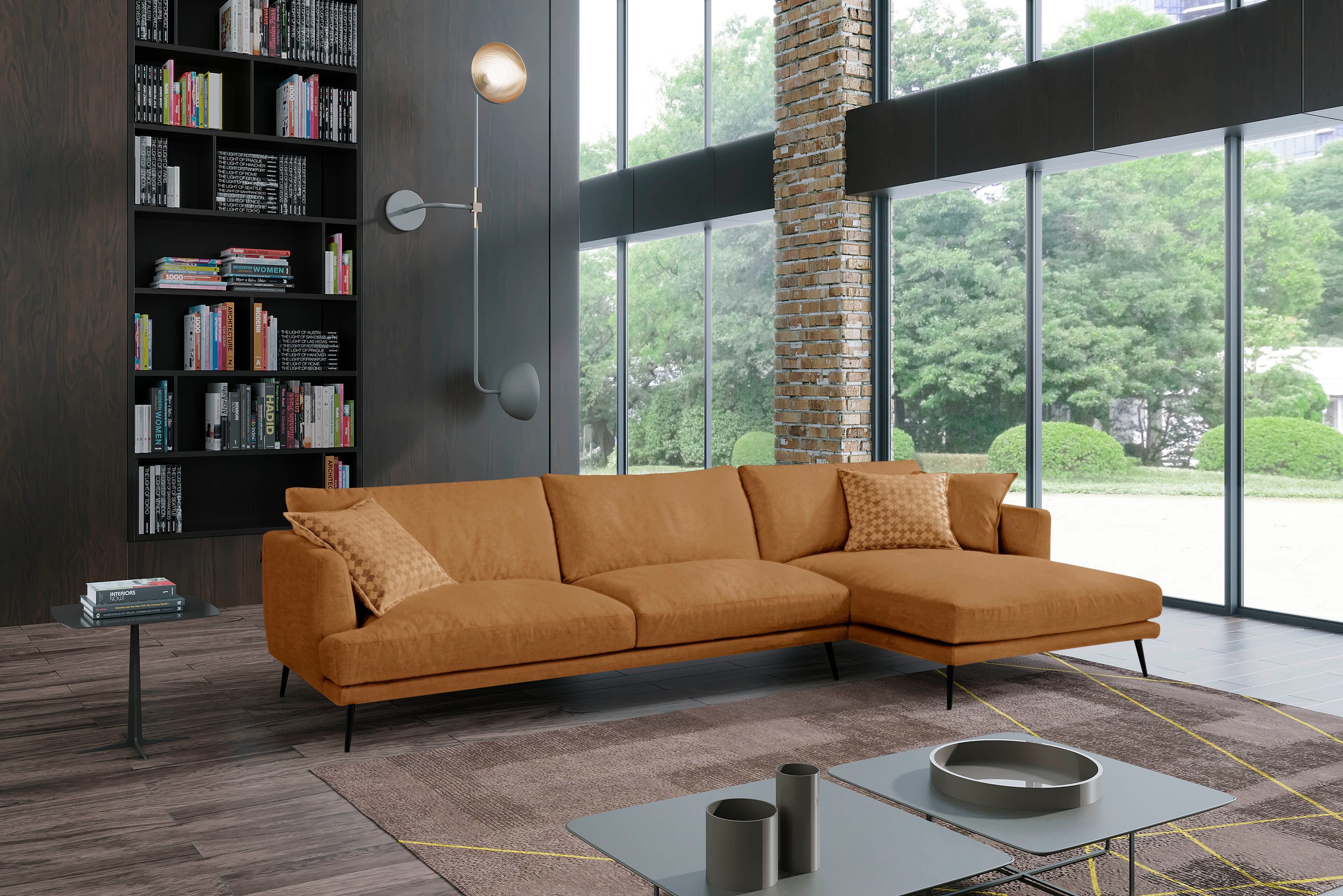 Egoitaliano Ecksofa "Sophia, Designsofa mit extrakomfortablem Sitzkomfort, günstig online kaufen