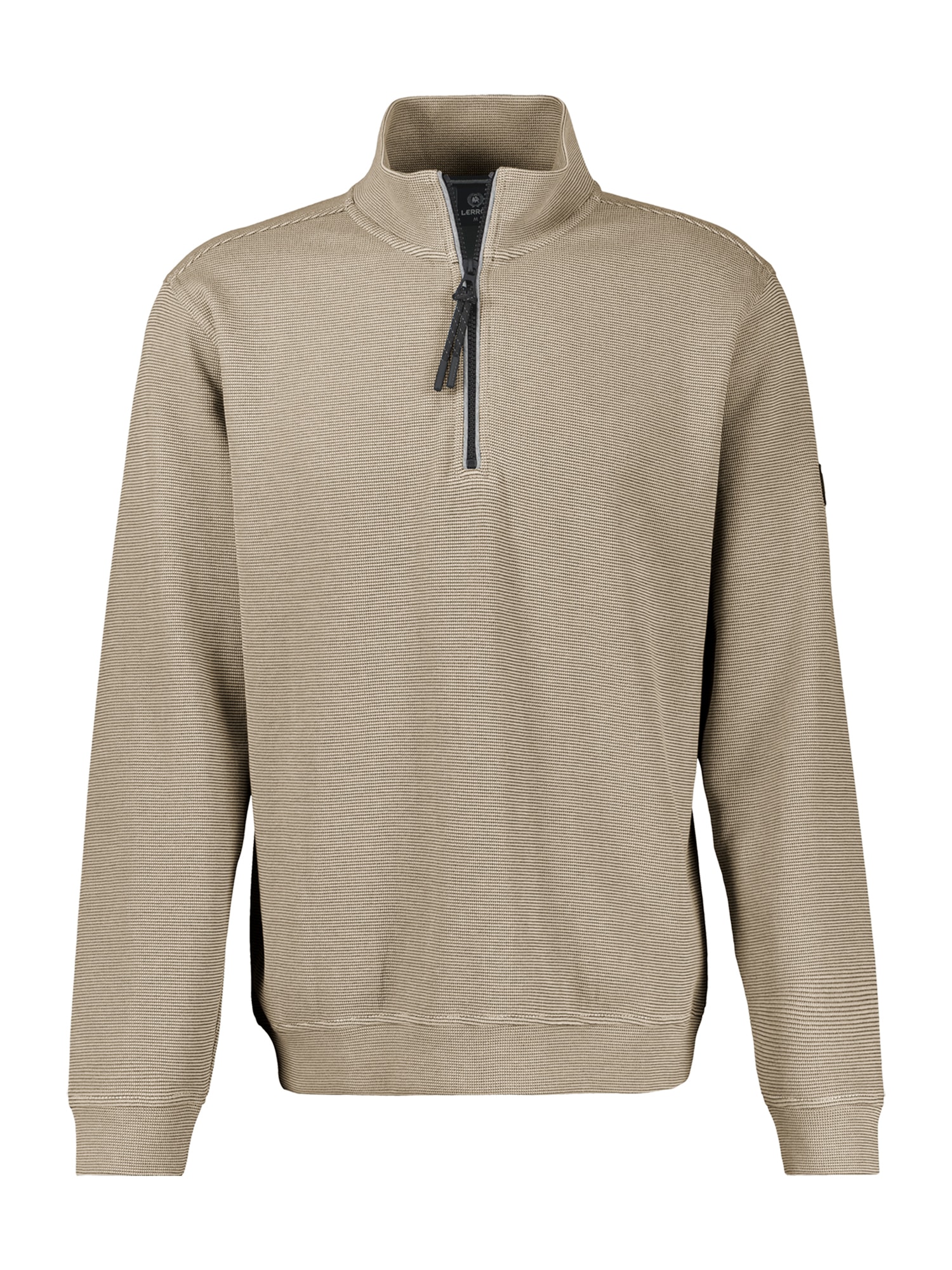 LERROS Sweatshirt »Hochwertiger Troyer aus Mischgewebe mit feiner Rippstruktur«

