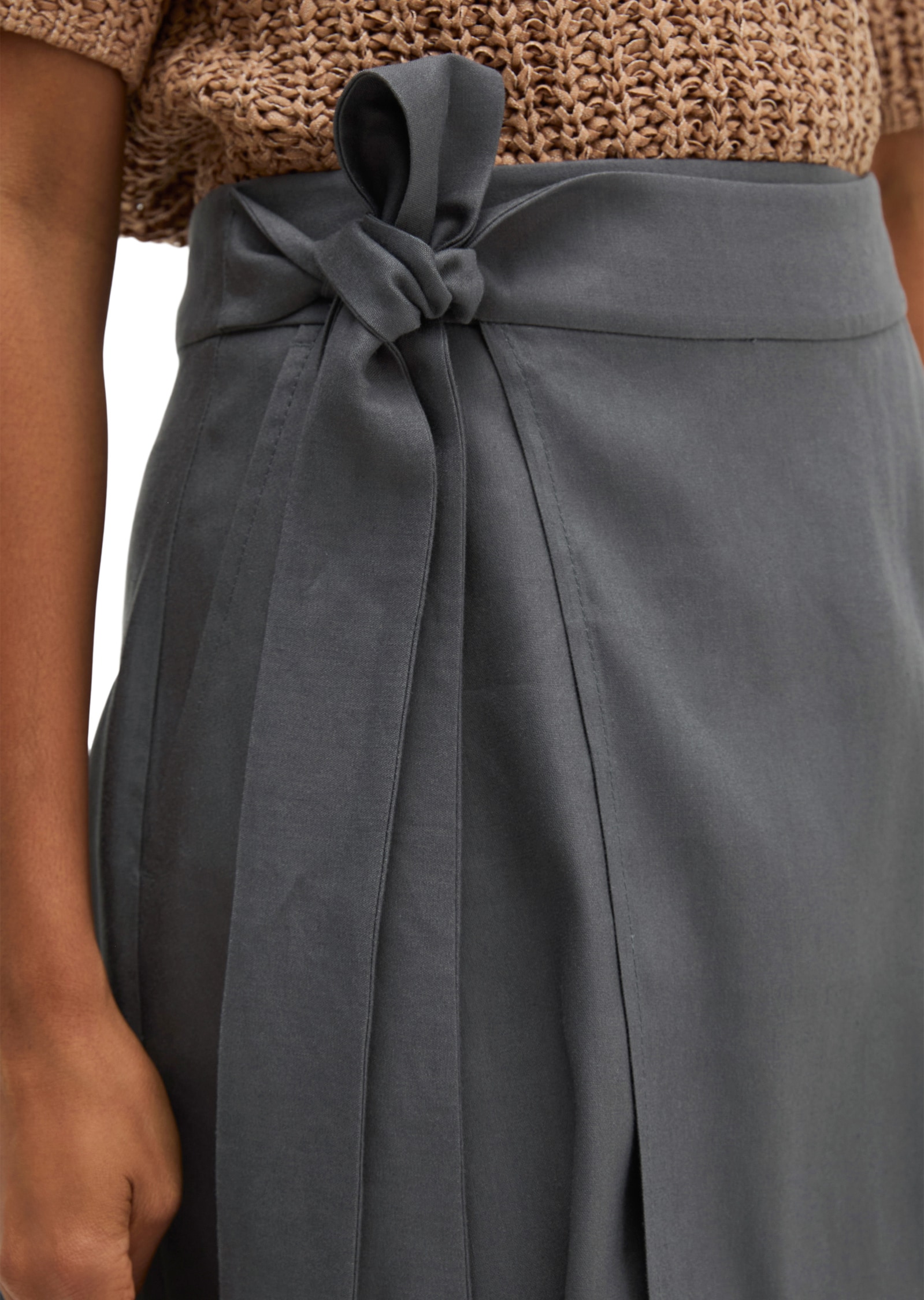 Marc O'Polo Webrock »aus Viskose-Leinen-Stretch«