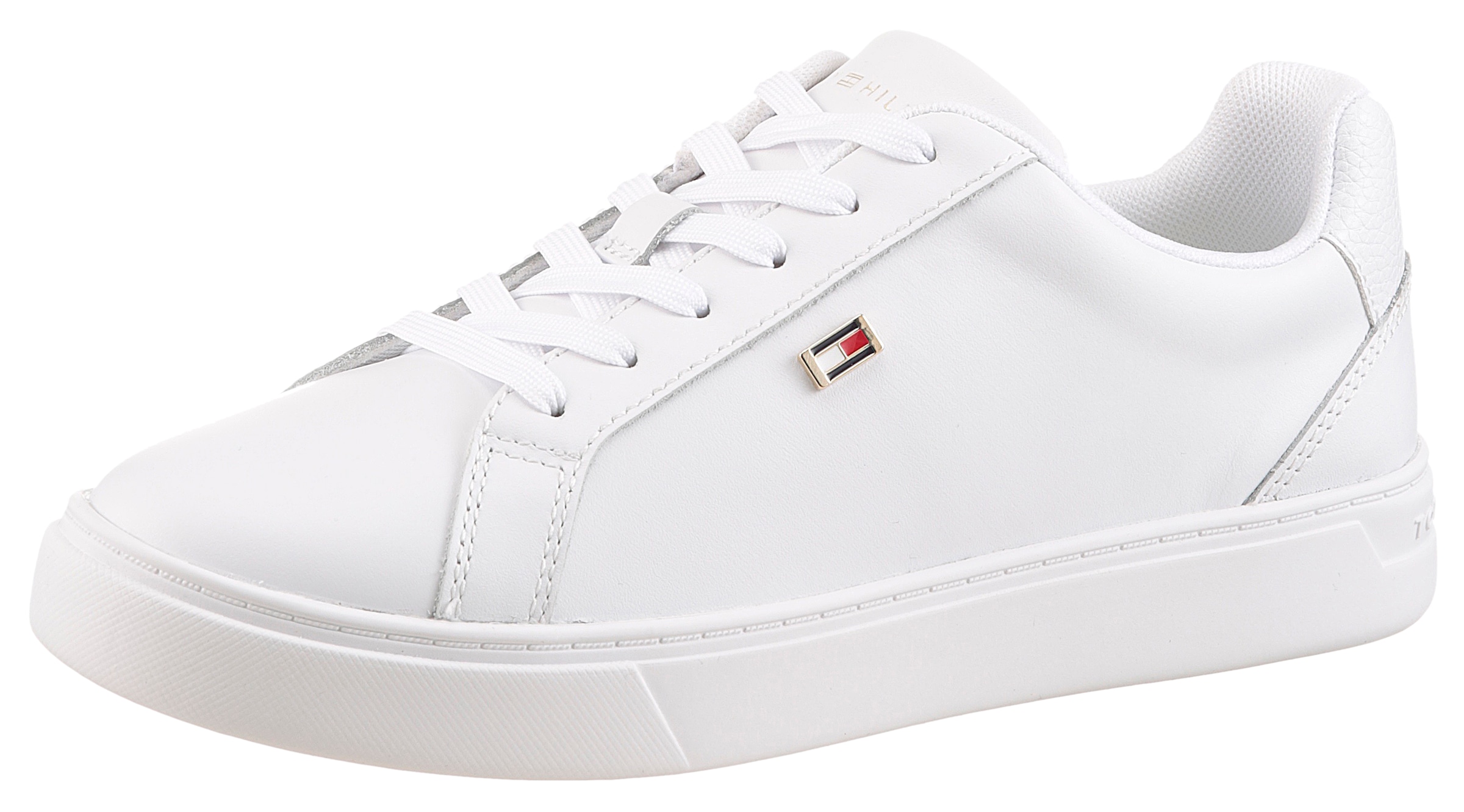 Tommy Hilfiger Sneaker "FLAG COURT SNEAKER", Schnürschuh, Halbschuh, Freize günstig online kaufen